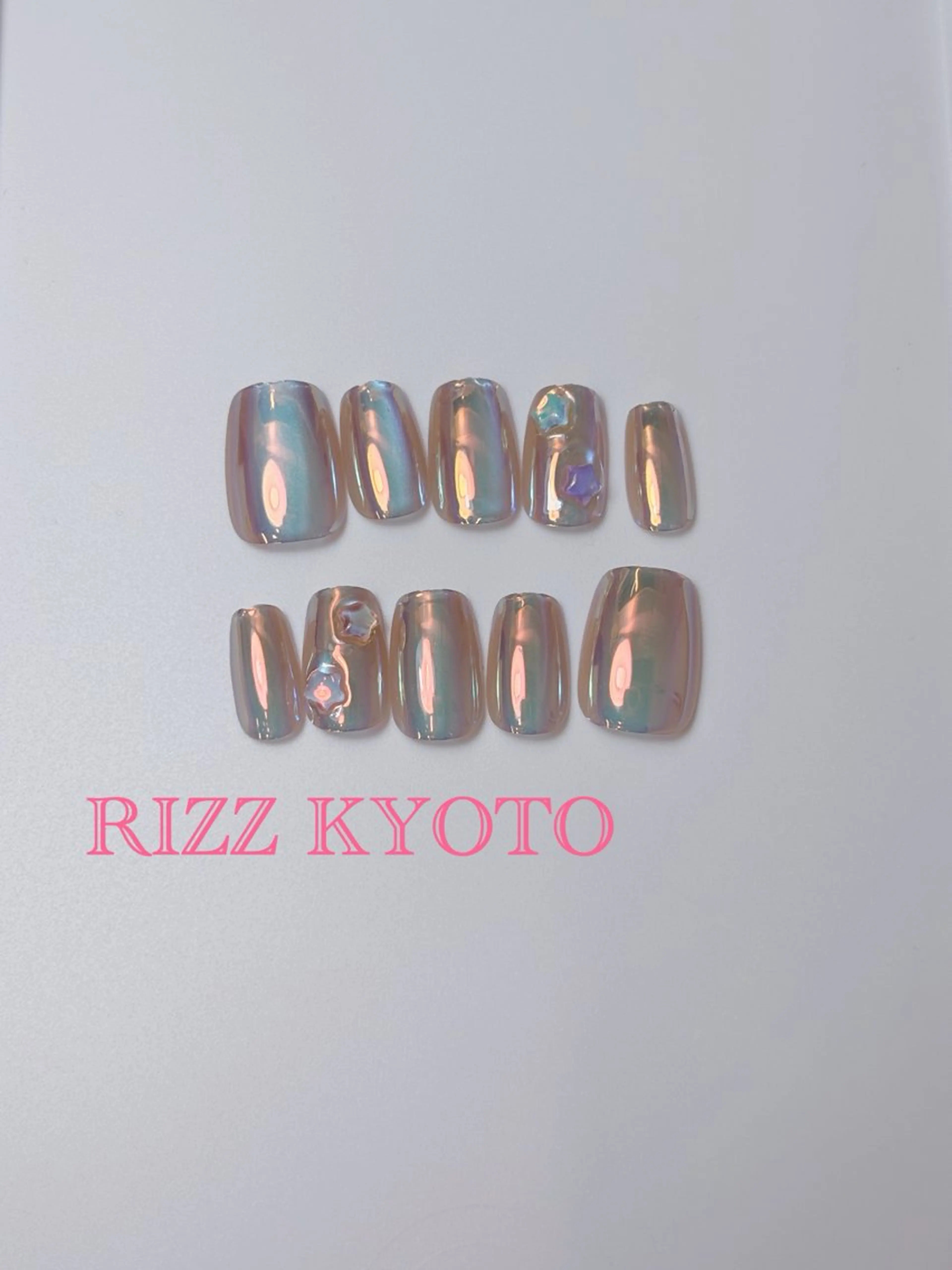 ネイル ネイルチップ ハンドネイル RIZZ KYOTO ゆうのネイルデザイン