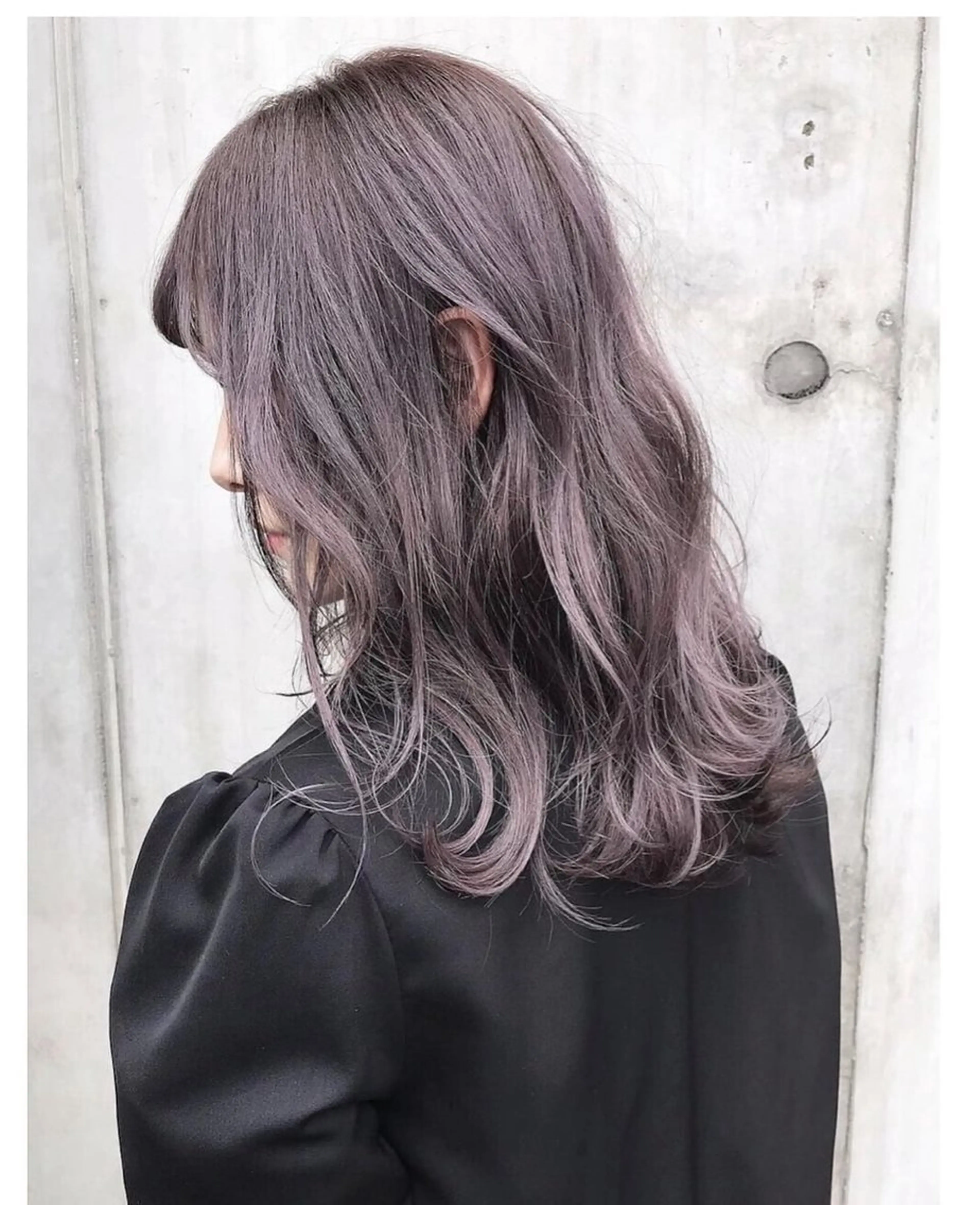 ロング カラー ヘアカラー NaVIユウジ 透明感カラーのヘアスタイル
