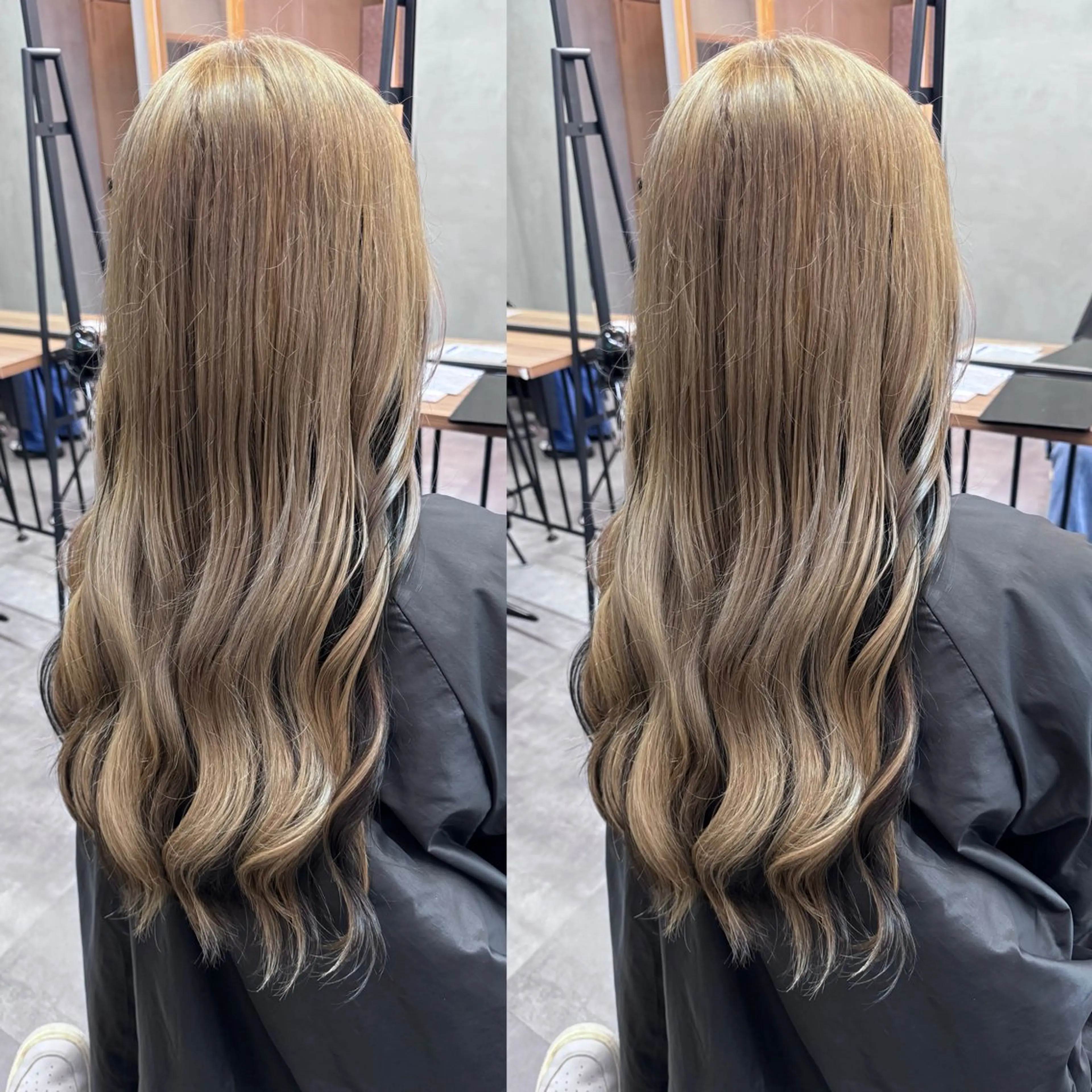 🌟ダブルカラー🌟一回ブリーチ×ワンカラーの写真