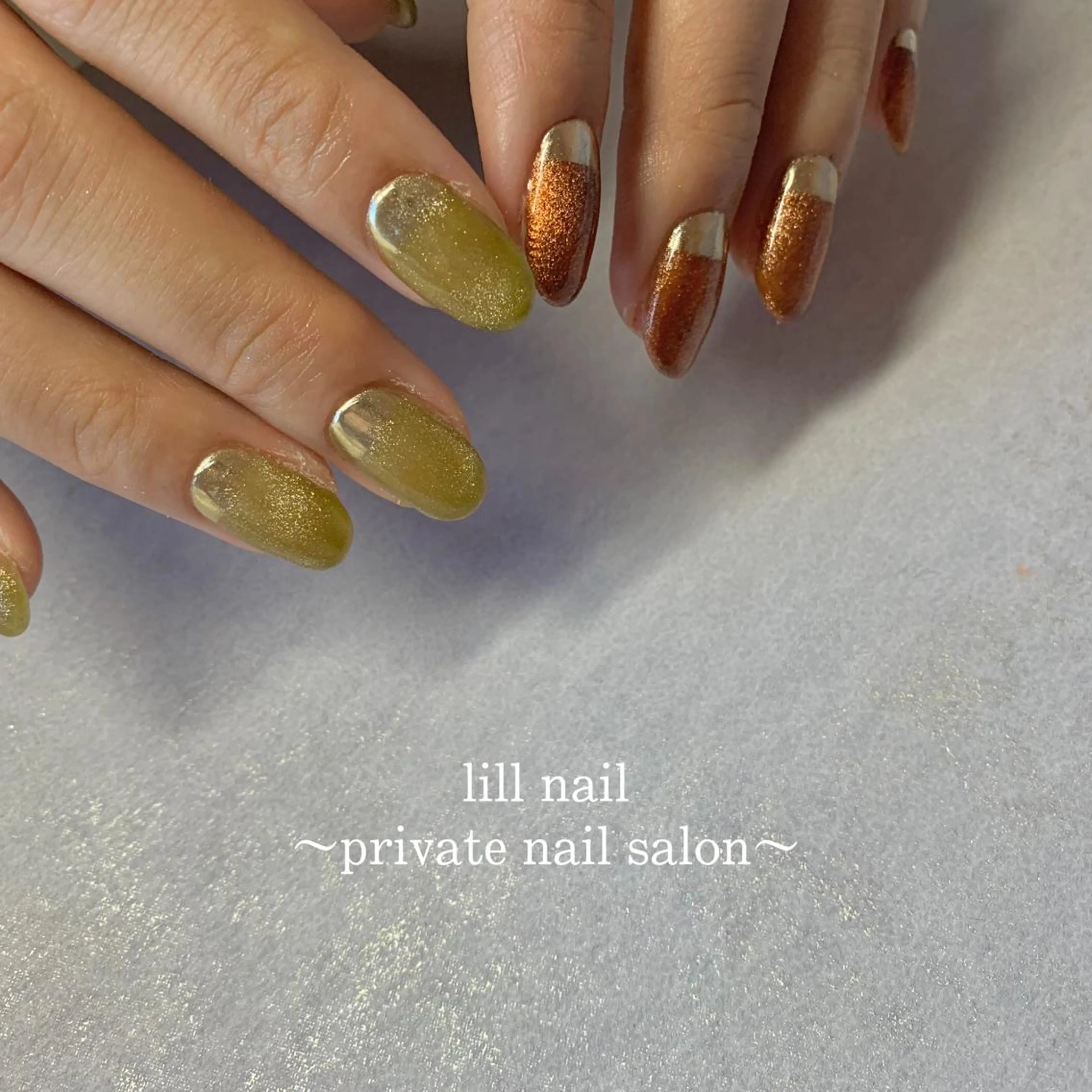 ミディアム pllia beautyのネイルデザイン