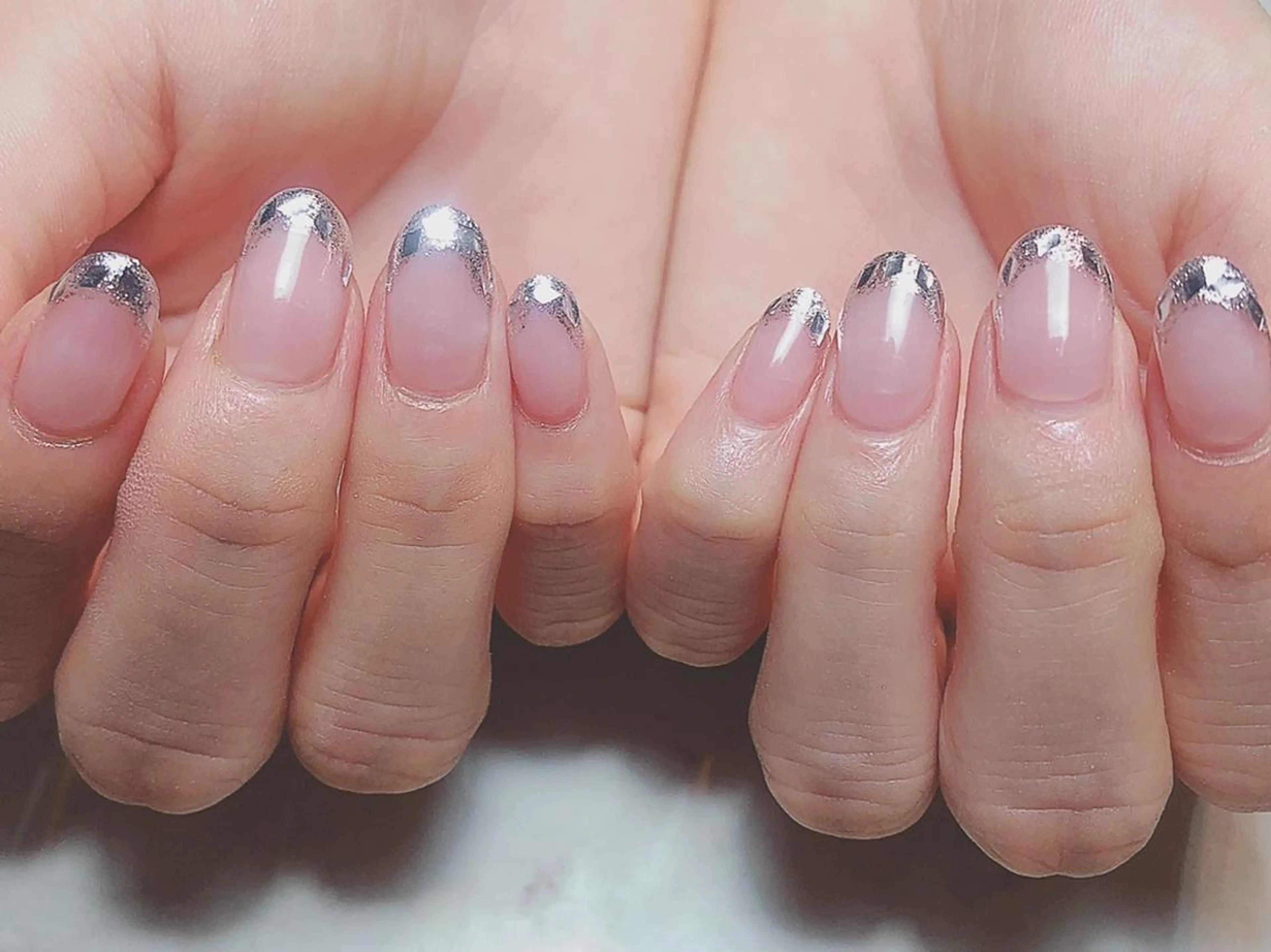 ネイル アートネイル ジェルネイル ニュアンスネイル パラジェル Nailist Honamiのネイルデザイン