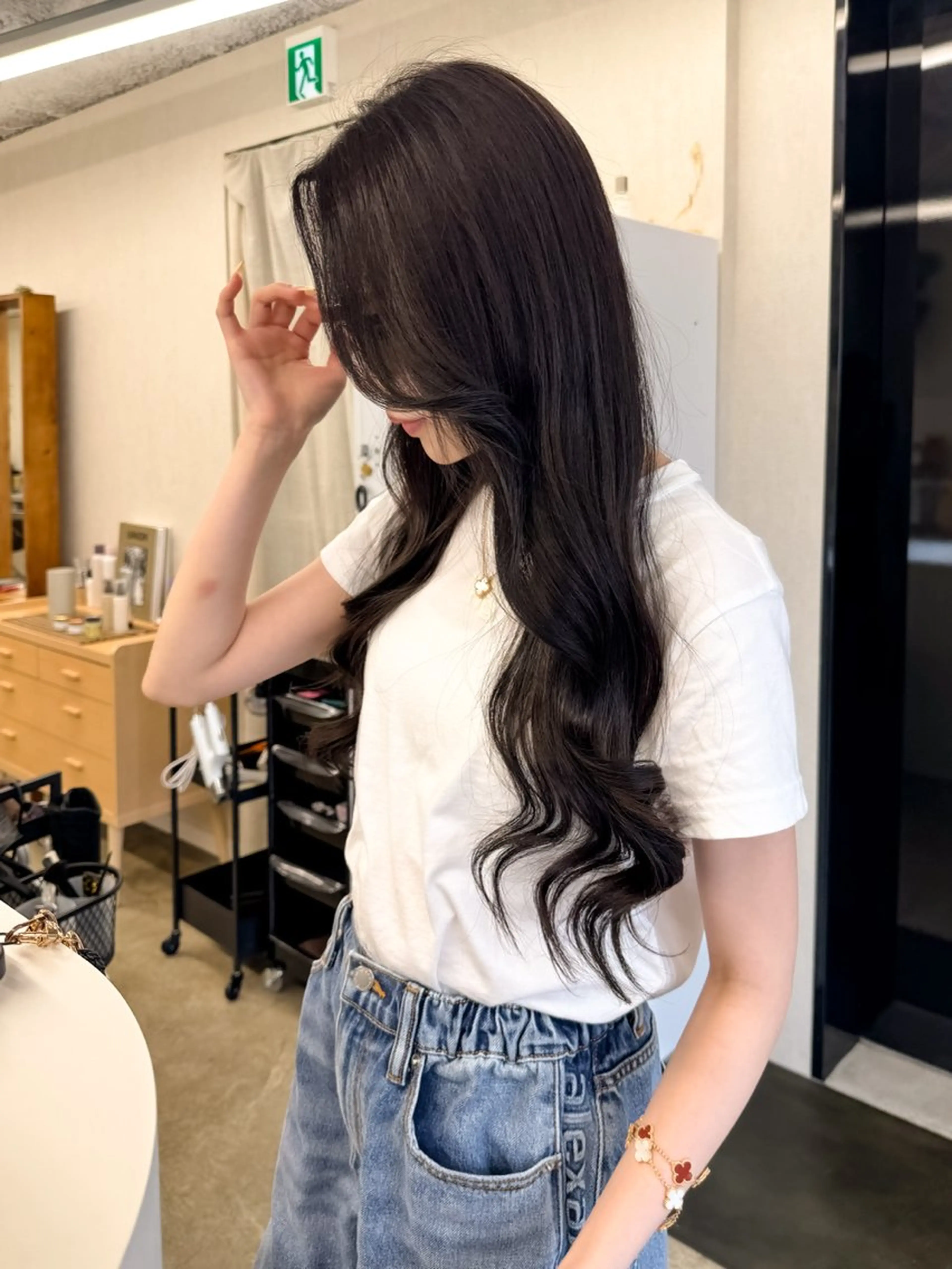 ロング ヘアカラー kiji NAHO/ パーマ／久屋大通のヘアスタイル