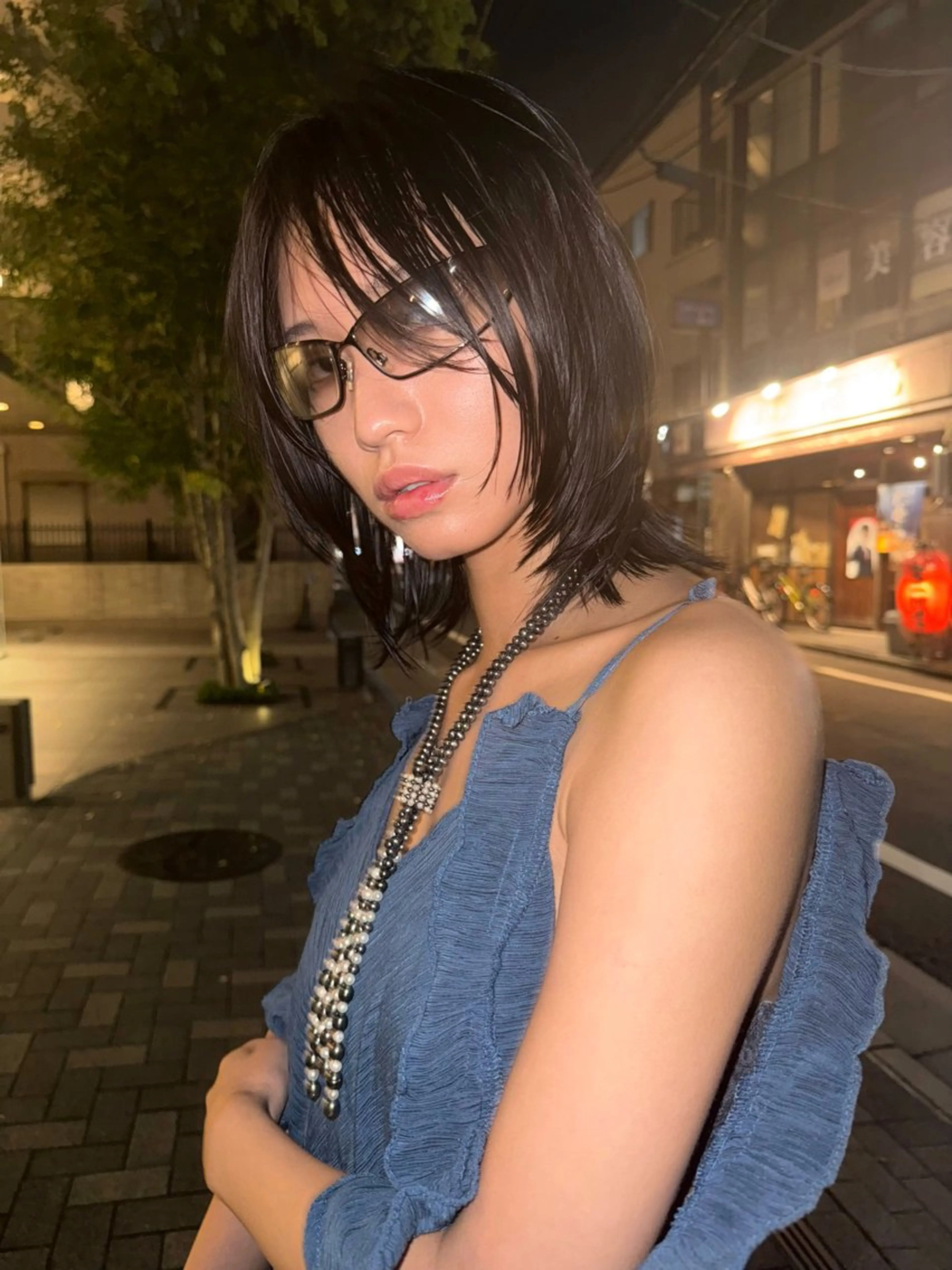 ミディアム カット レイヤー/ボブ/ パーマ/Rikuのヘアスタイル