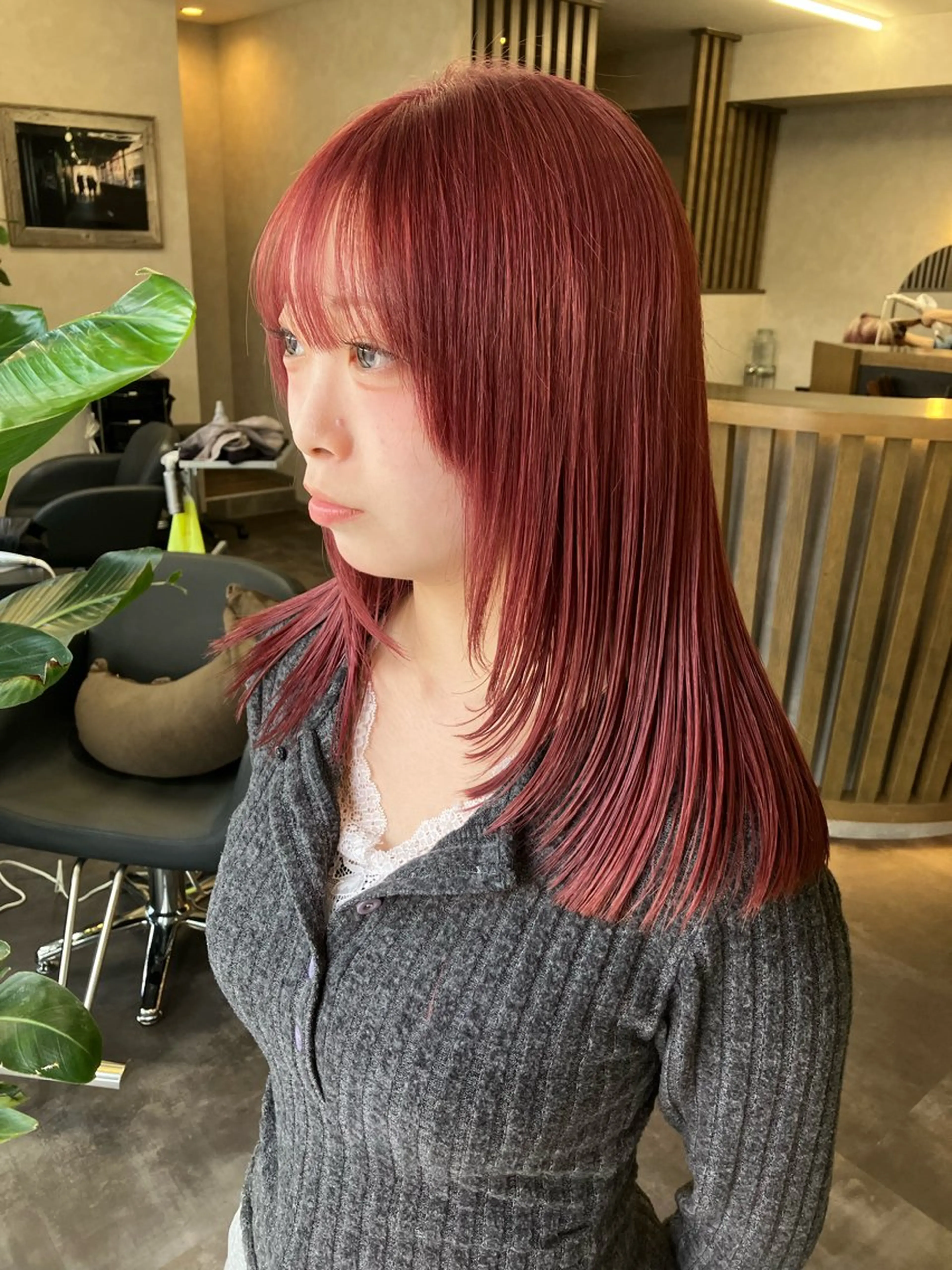 ミディアム カラー カット ヘアカラー 透明感カラー/ 髪質改善町田佑人のヘアスタイル