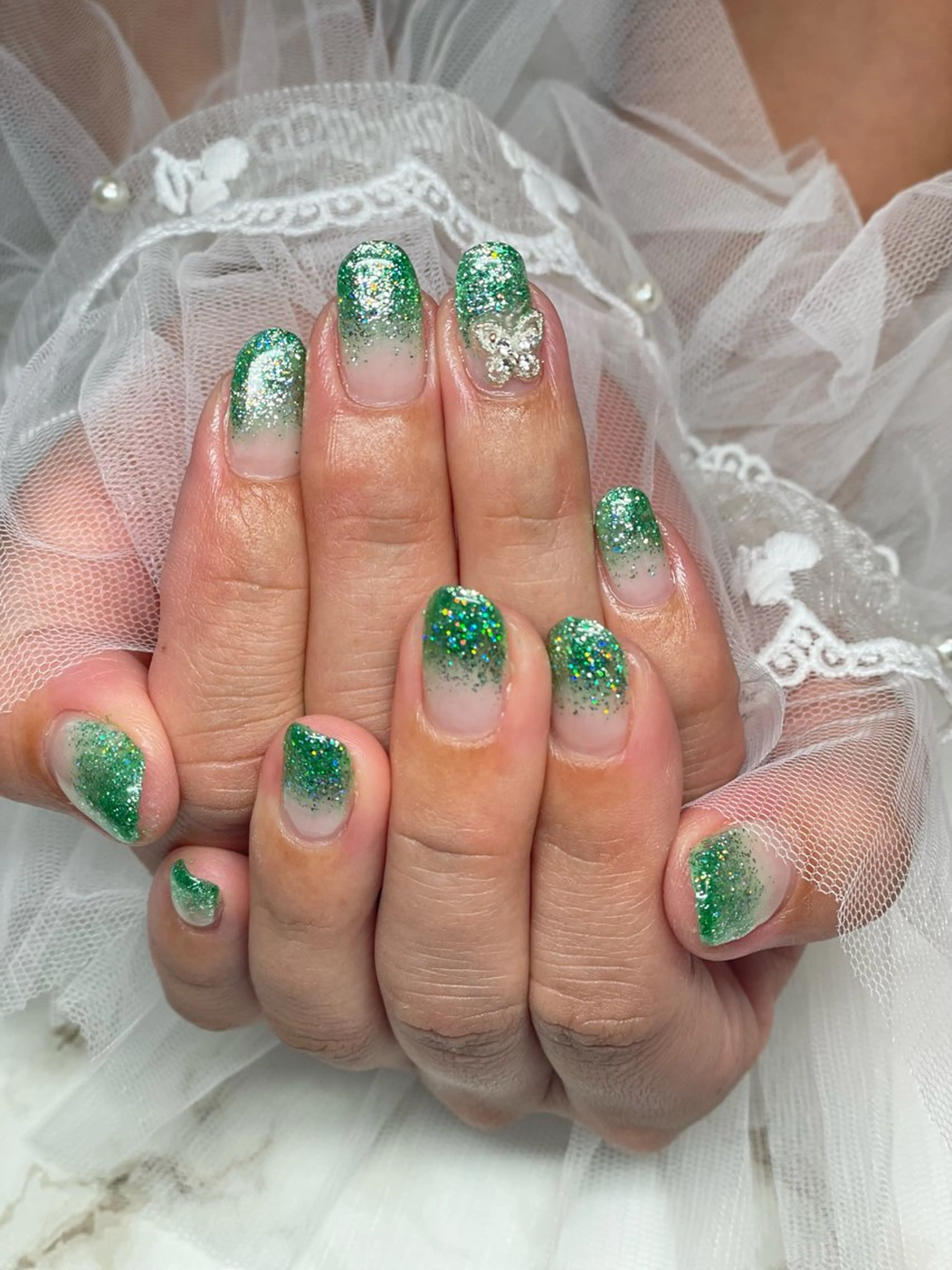 ネイル ラメ(グリッター) Mamo nail ﾏﾓﾈｲﾙｴｲﾐｰのネイルデザイン
