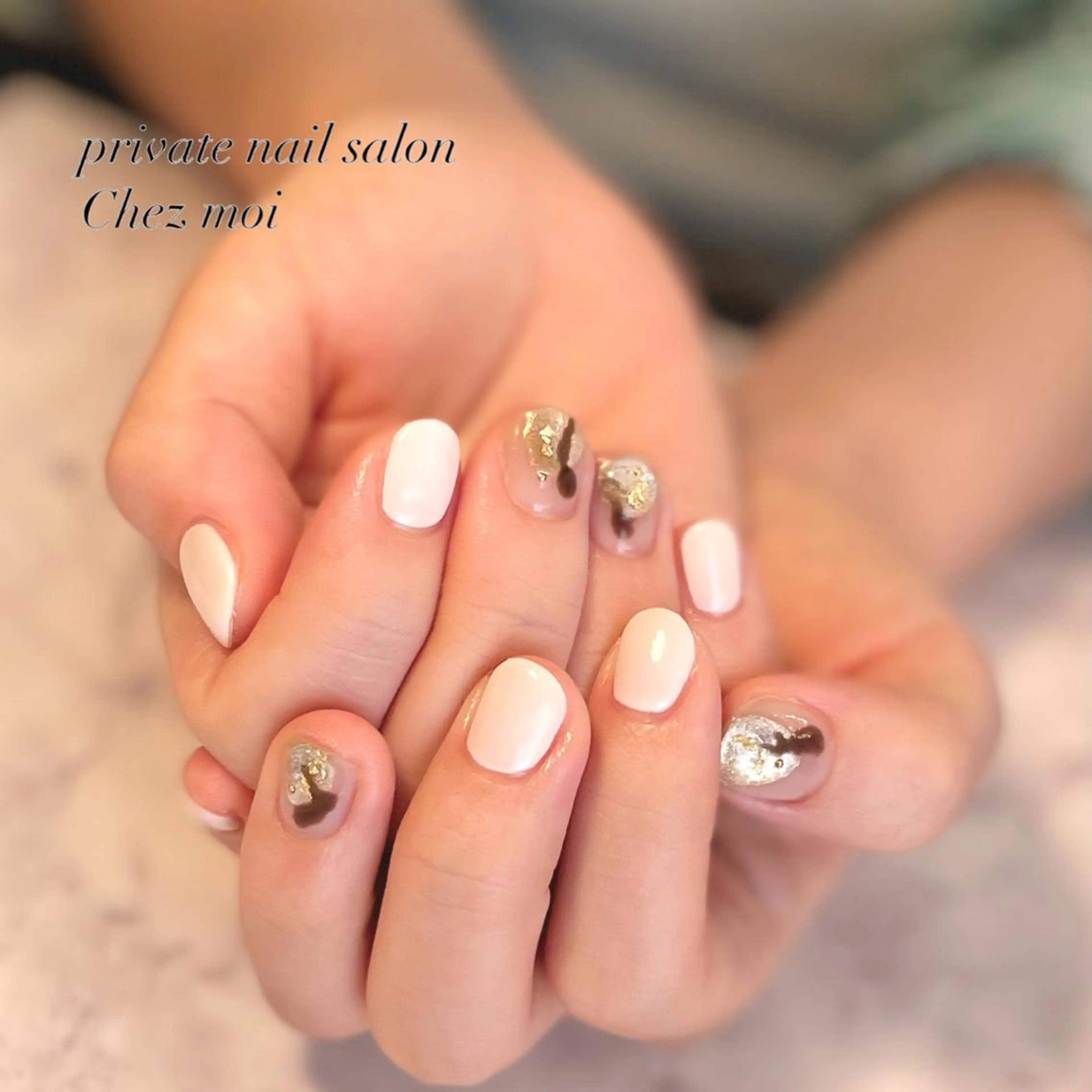 ネイル ニュアンスネイル ぷっくりネイル KOMINE TOMOKOのネイルデザイン