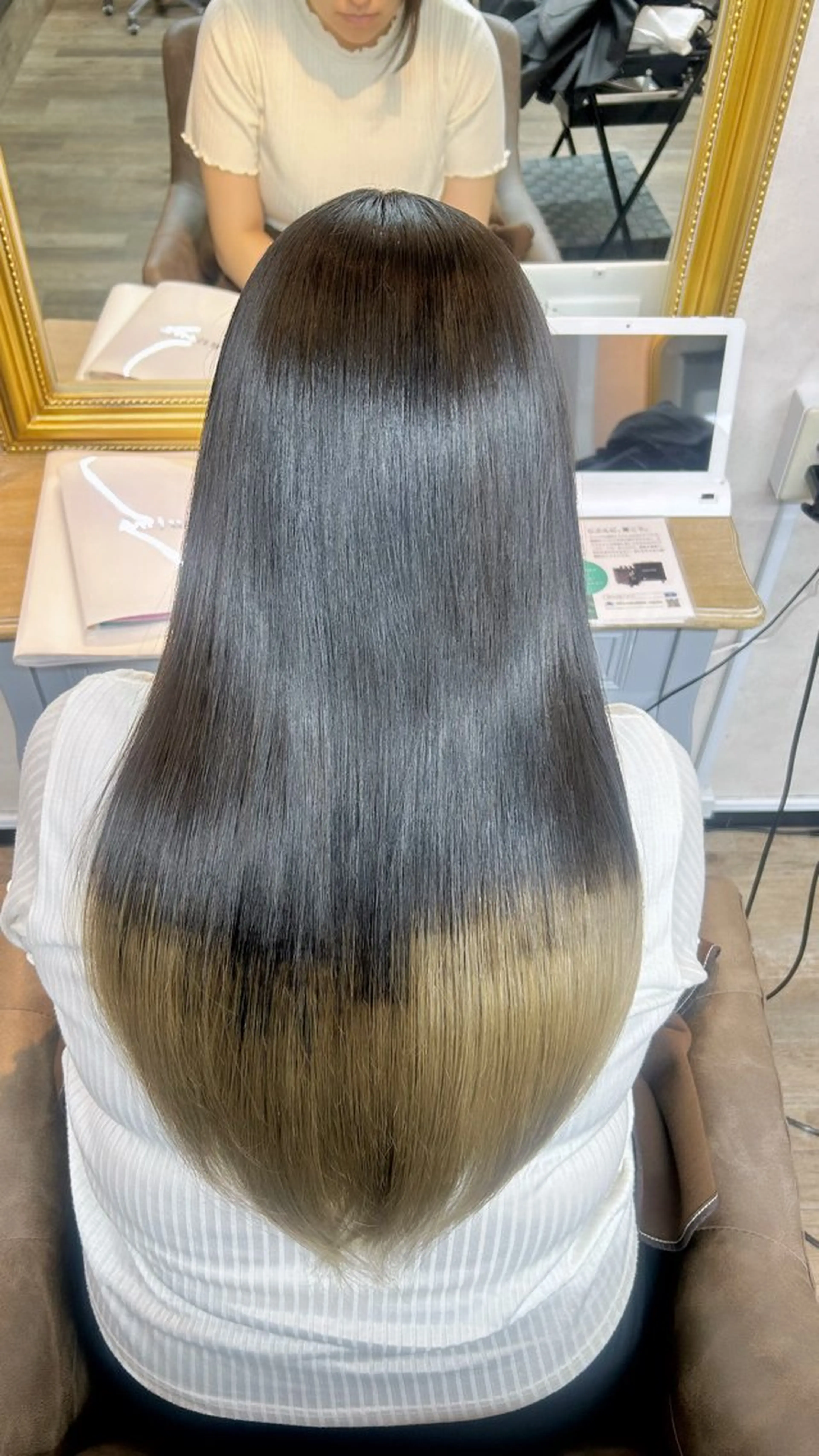 ロング 髪質改善 トリートメント 🌼髪質整形🧸 艶カラー🌼珠理のヘアスタイル