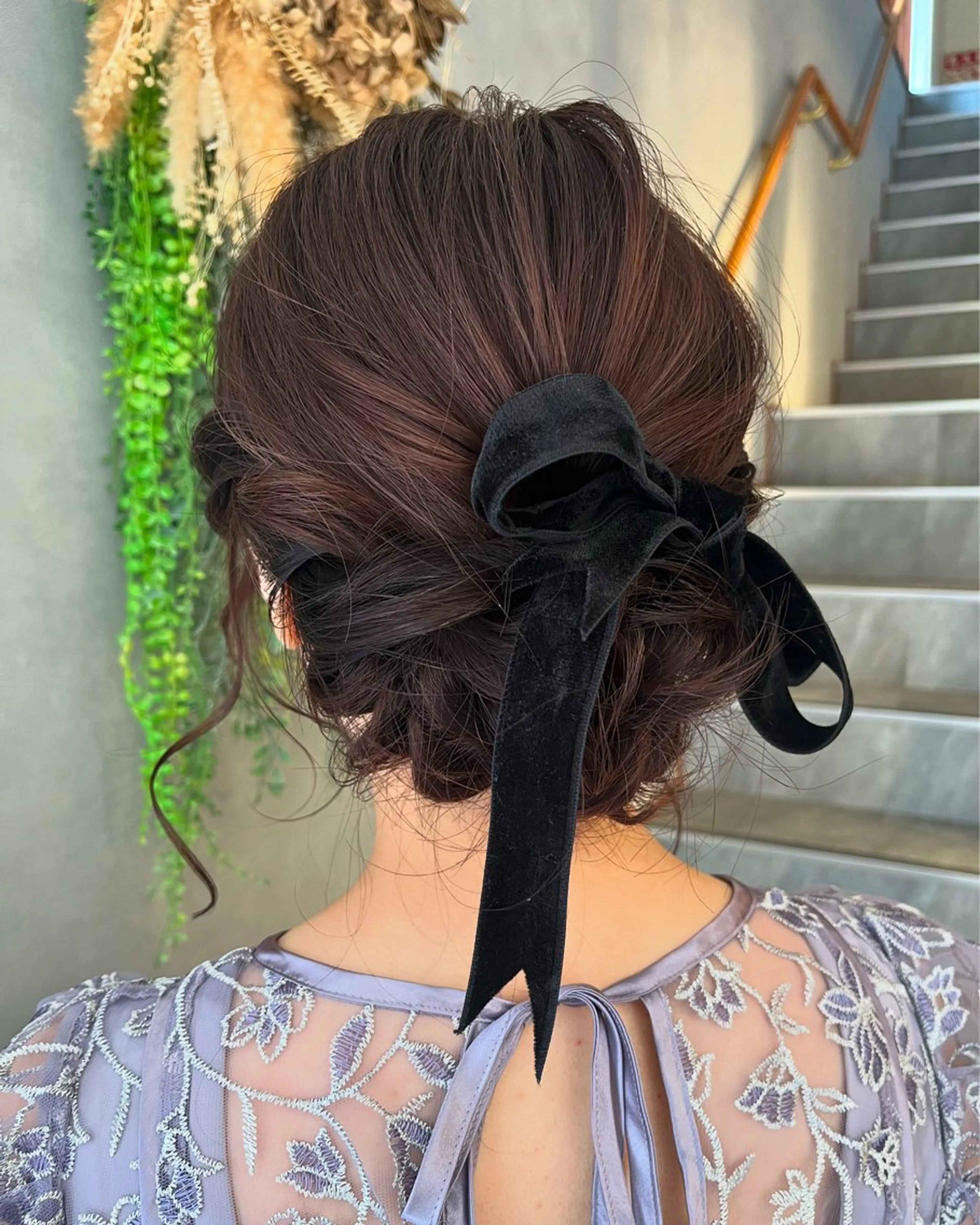 ミディアム ヘアアレンジ 結婚式・ブライダル 橘 裕花のヘアスタイル