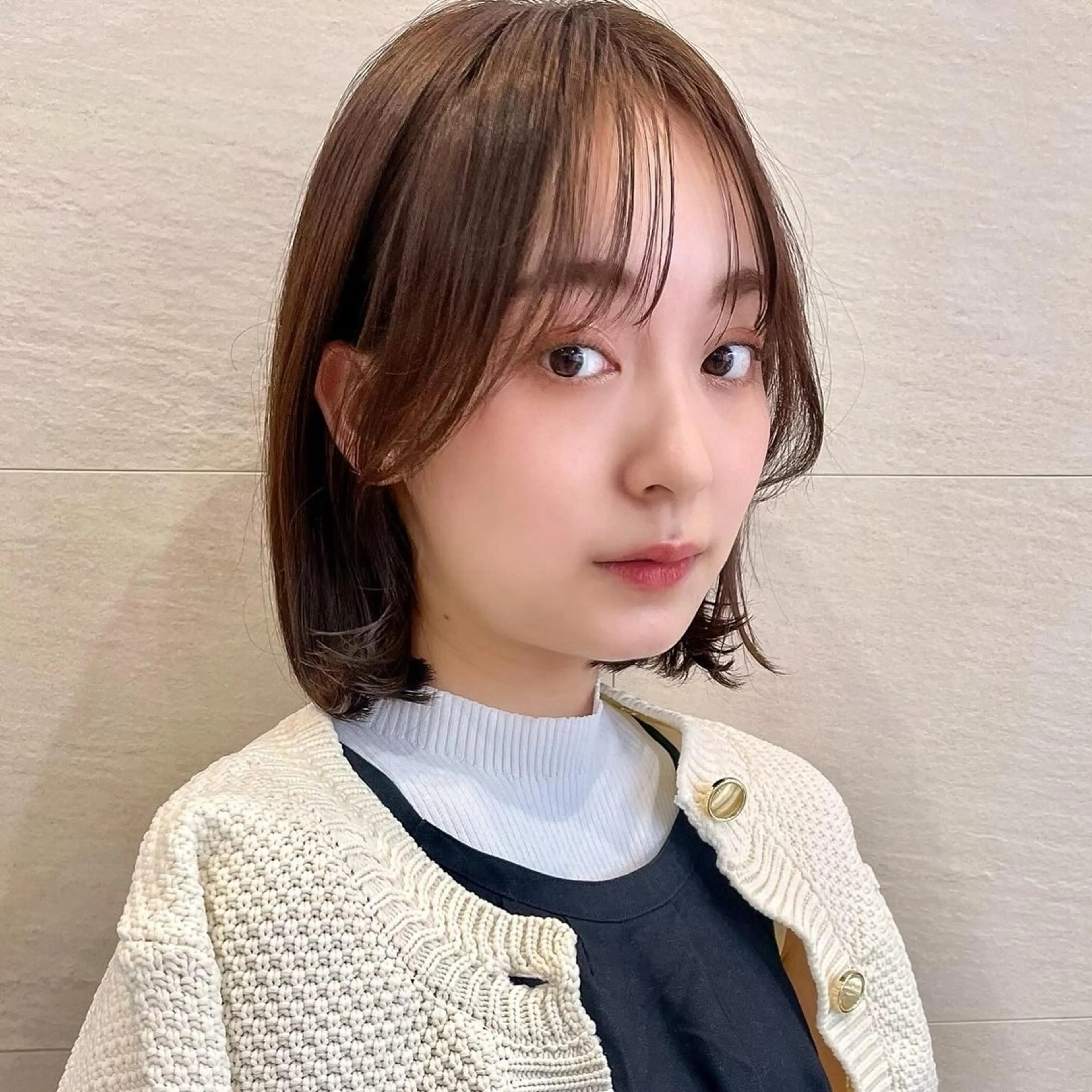 セミロング カラー 🌱小顔ヘア/ボブ ミディアム/双葉🌱のヘアスタイル