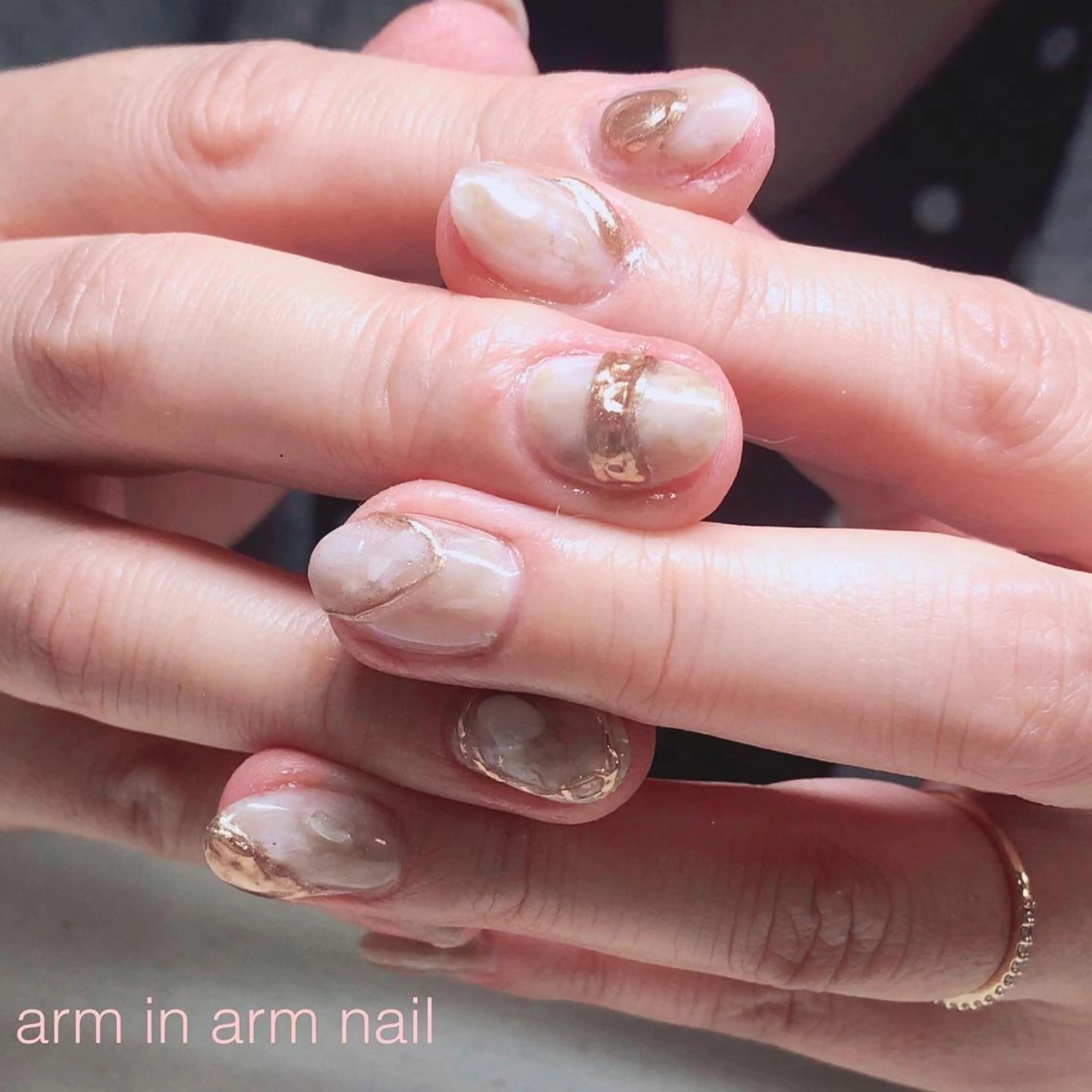 ネイル arm in arm ︎✿Yamamotoのマツエク・マツパデザイン