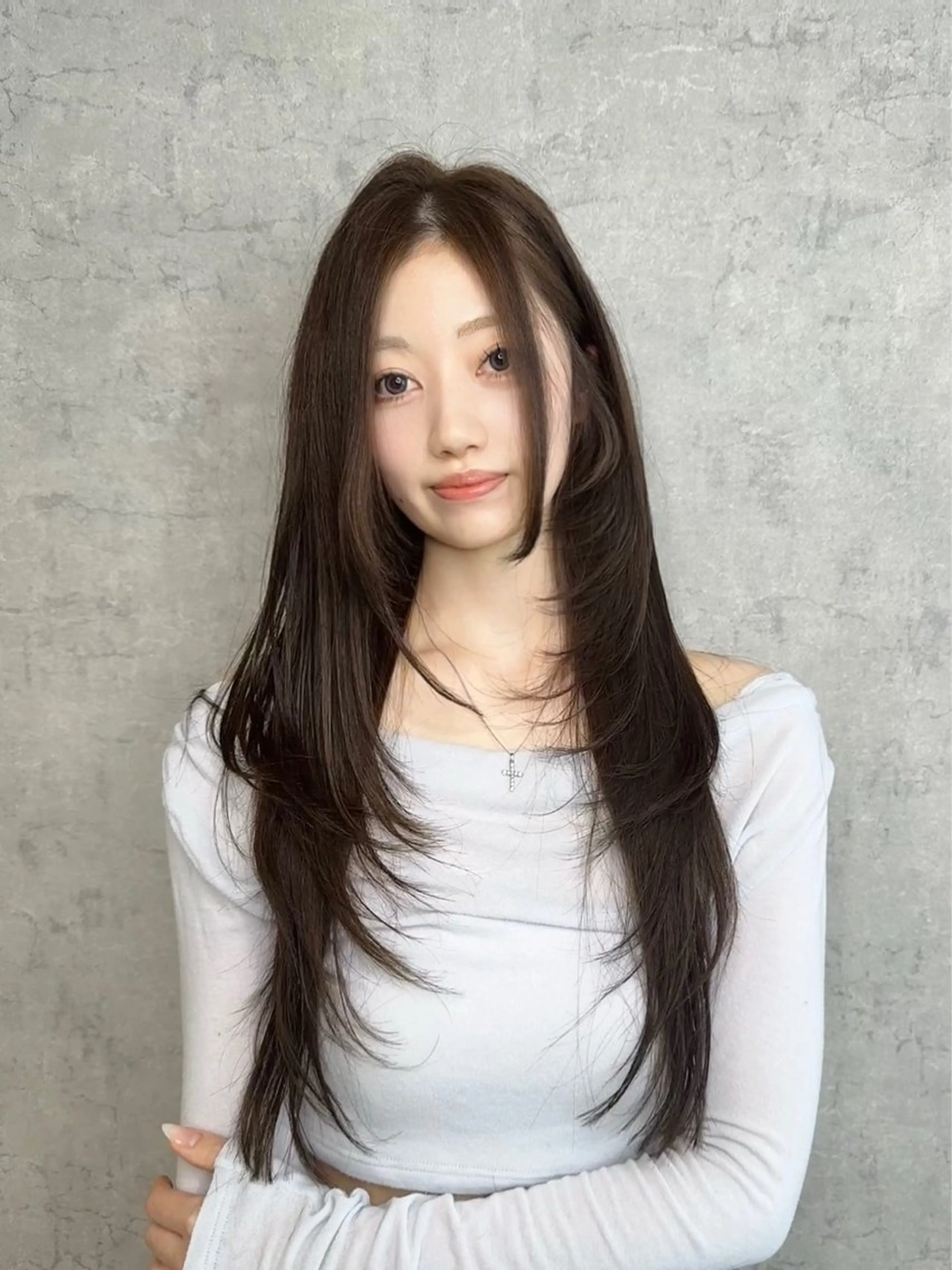 ロング トレンド韓国レイヤー 🇰🇷のんのヘアスタイル