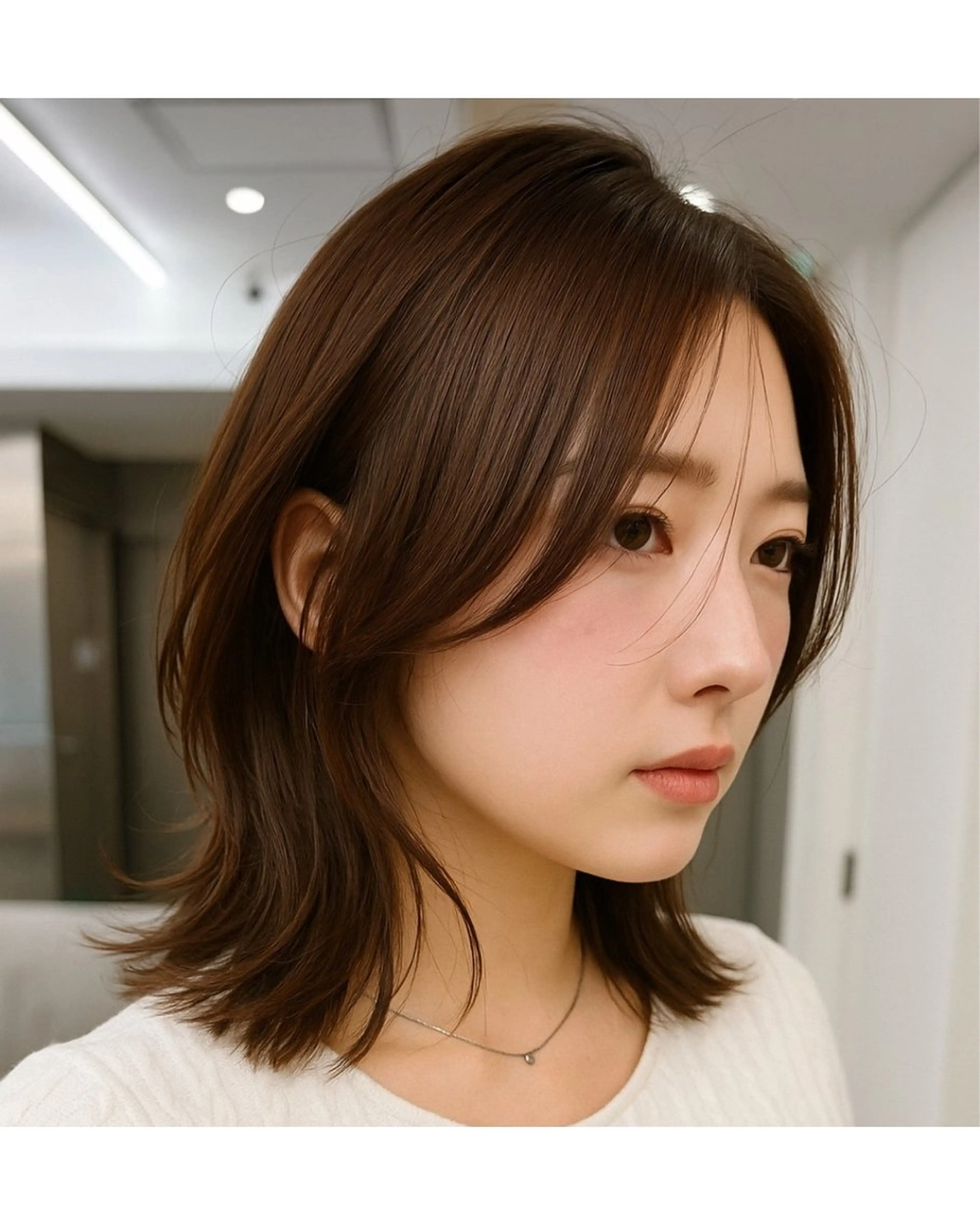 ミディアム 髪質改善×レイヤー 中村洋介のヘアスタイル