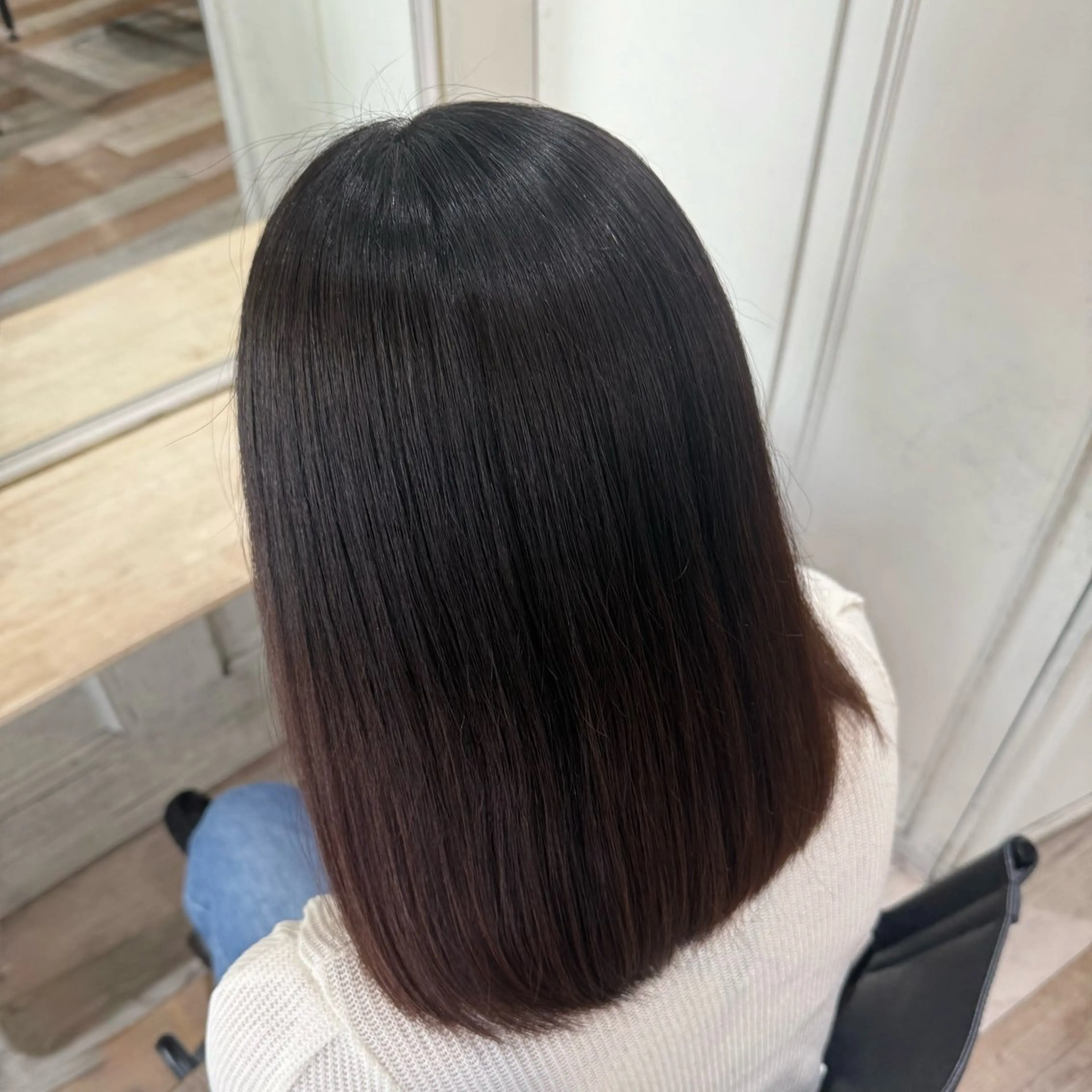 ロング くせ毛 髪質改善 縮毛矯正 トリートメント 酸熱トリートメント トリートメント ゆうな🎀/池袋 /LOVELEYのヘアスタイル