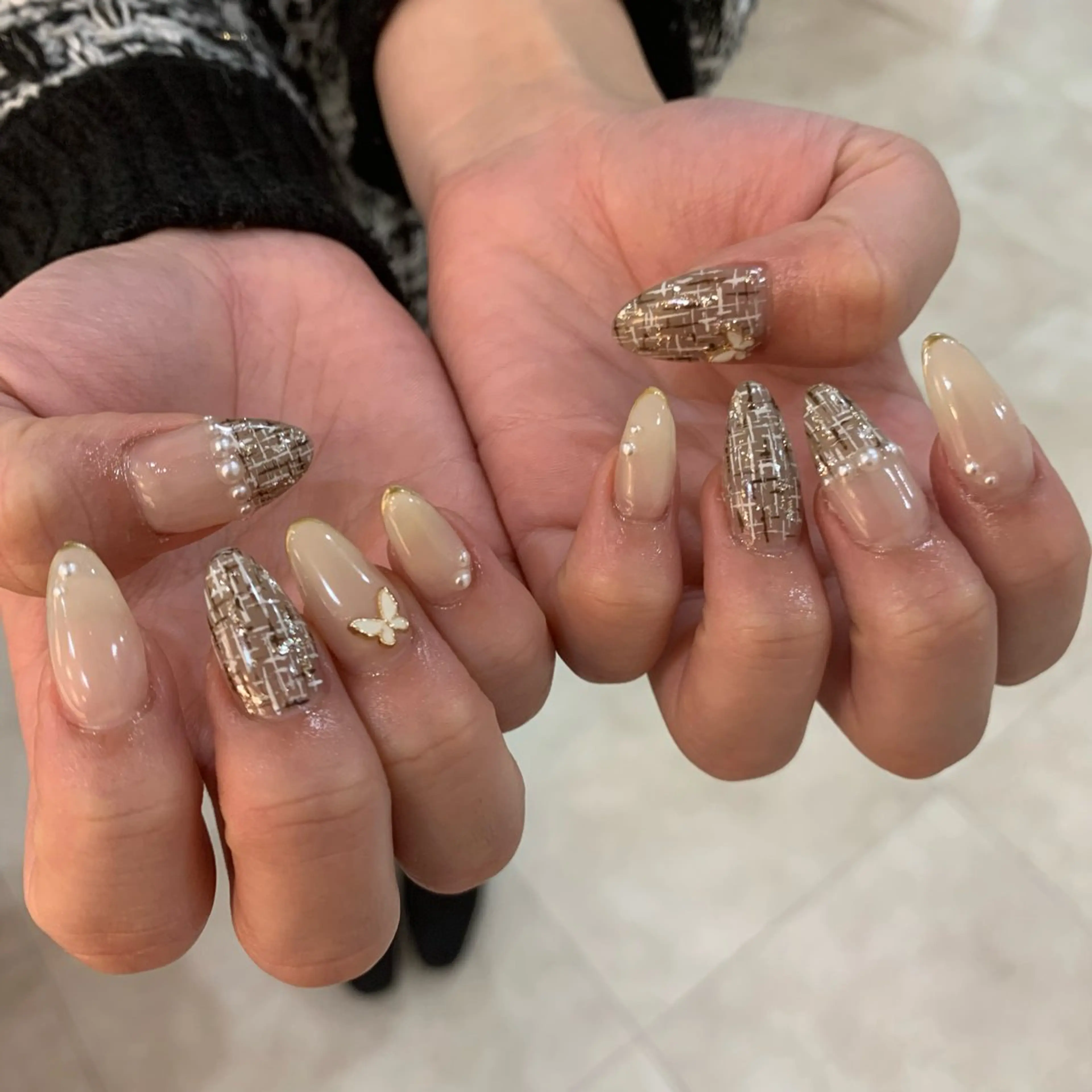 ネイル ゆびノさき茨木店 ニュアンス/アートのネイルデザイン