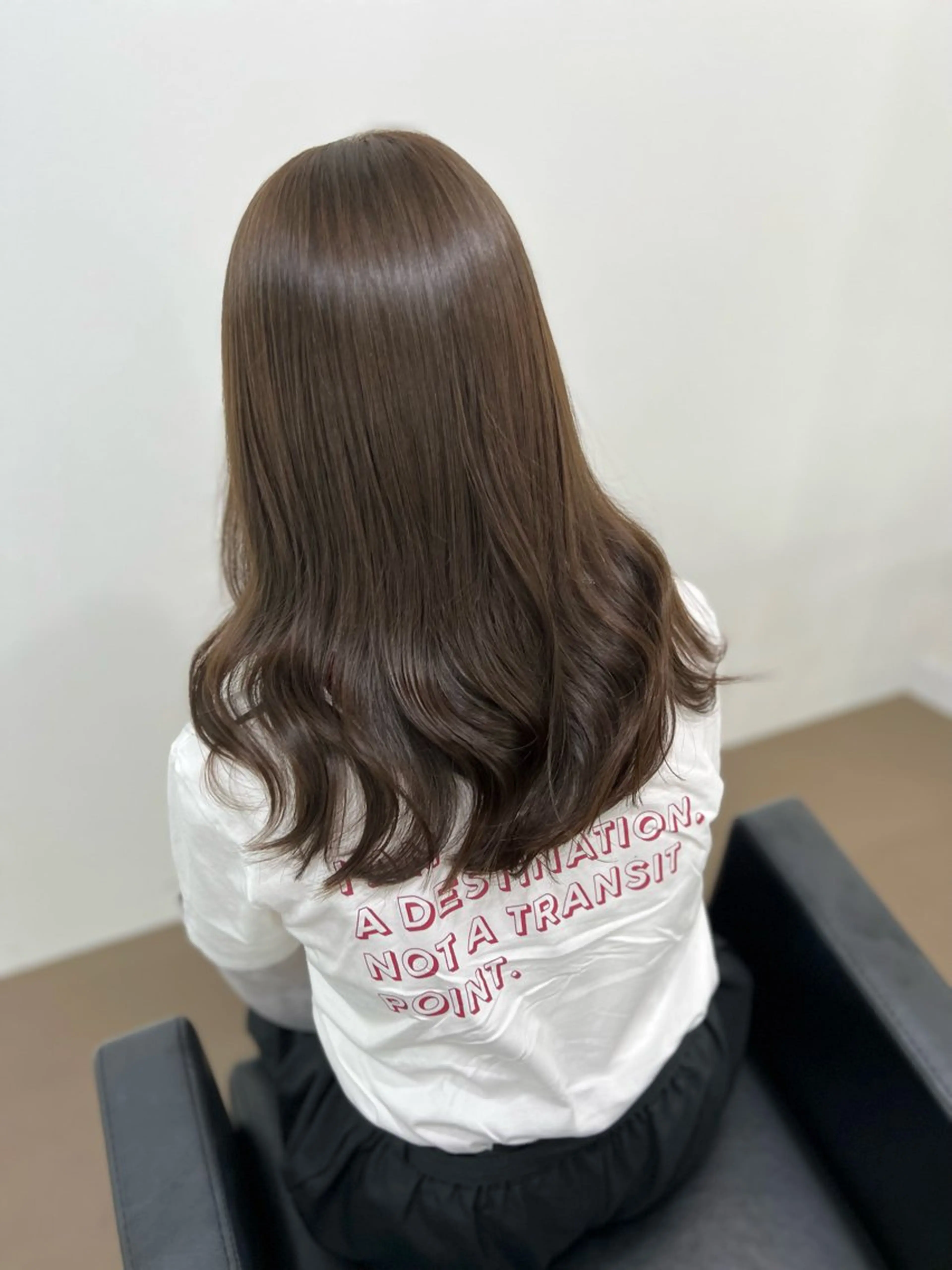 セミロング カラー 透明感カラー レイヤーカット 神戸ボブ✂️ ioe三宮/田 伸佳のヘアスタイル