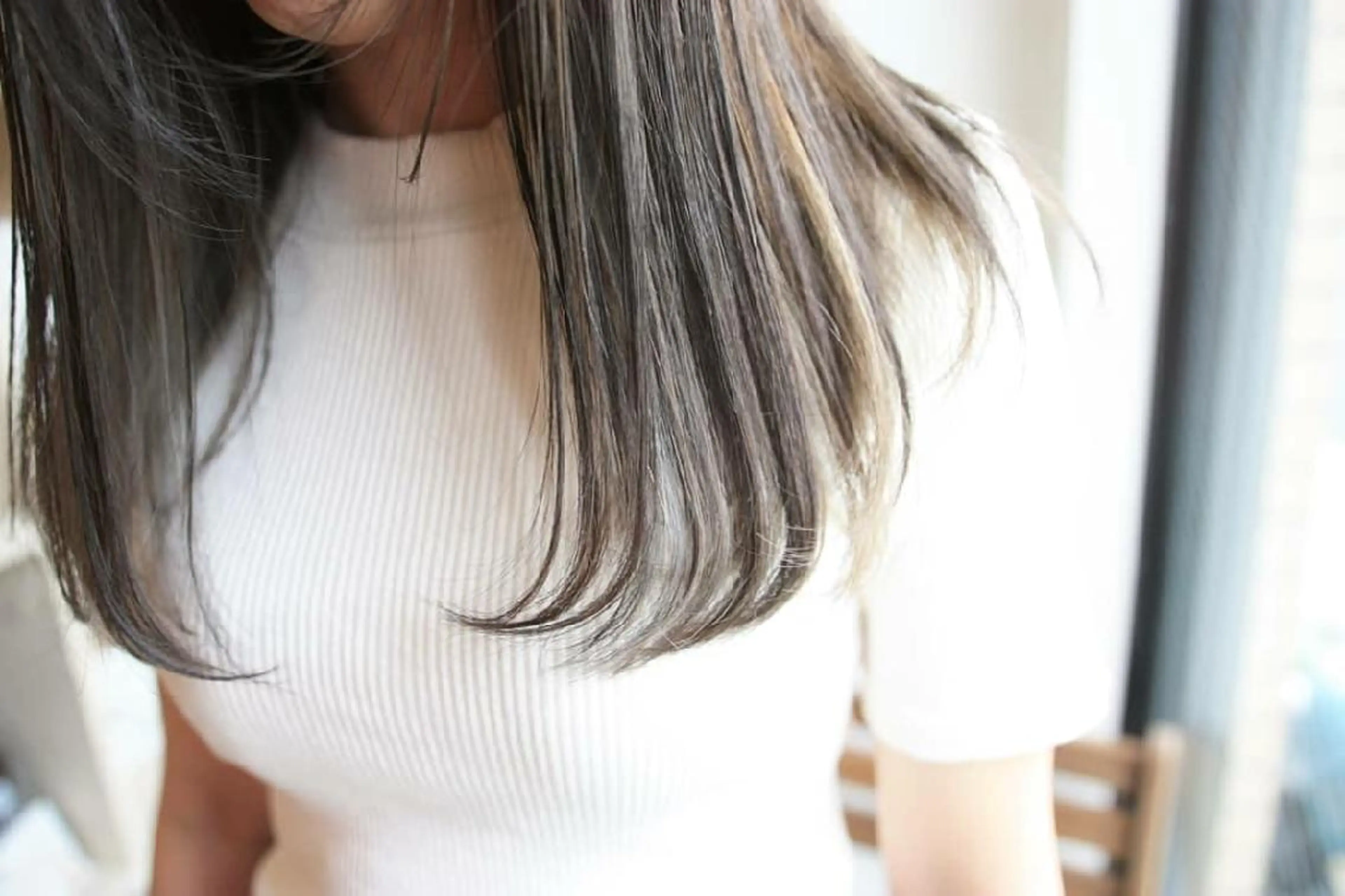カラー ロング グラデーションカラー グレージュ 新生活応援★半額/ 25歳以下　“内間”のヘアスタイル