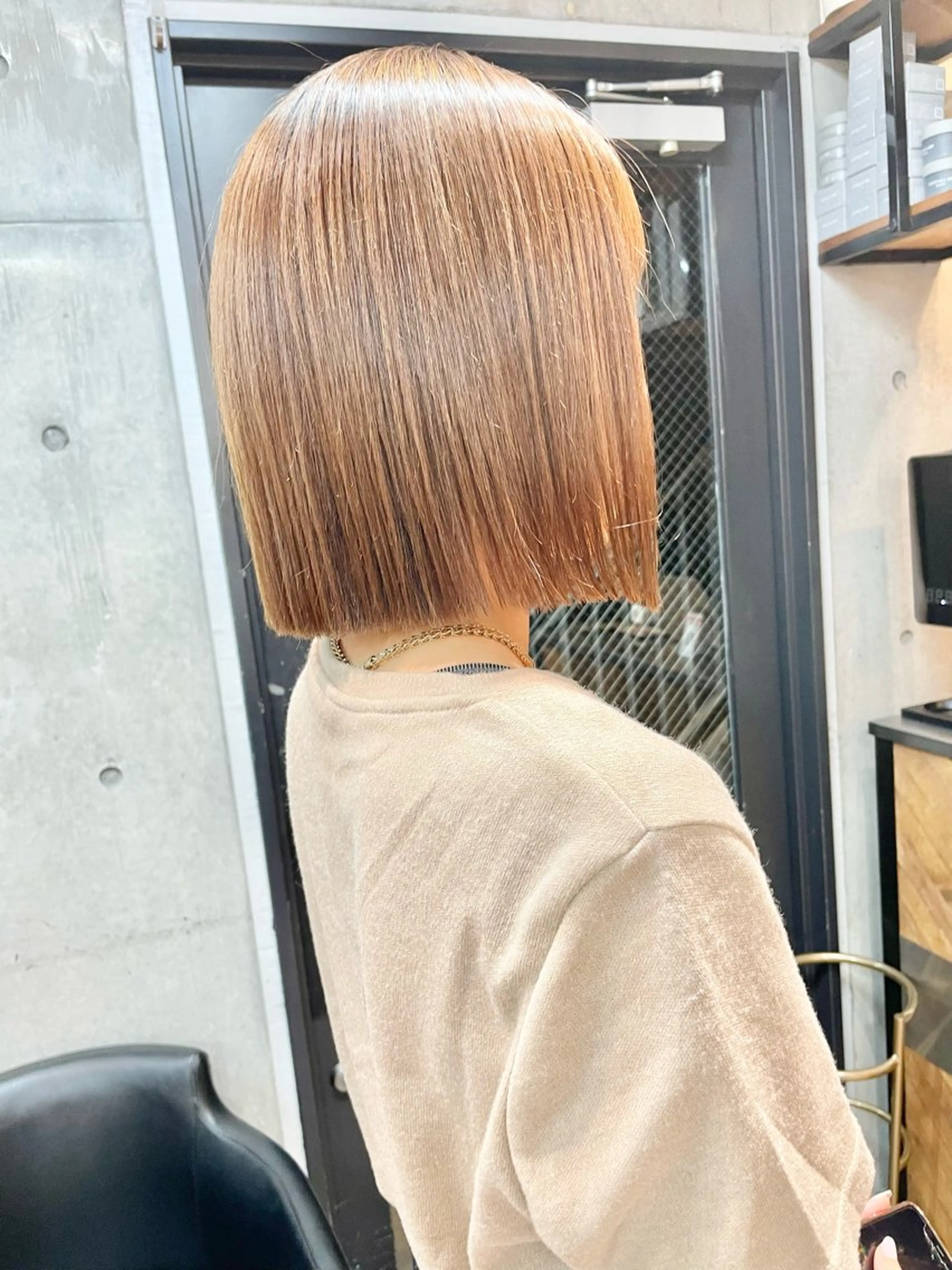 ショート パーマ ボブ 縮毛矯正 カット 縮毛矯正 トリートメント ショートボブ髪質改善 縮毛矯正のプロ山道潤のヘアスタイル