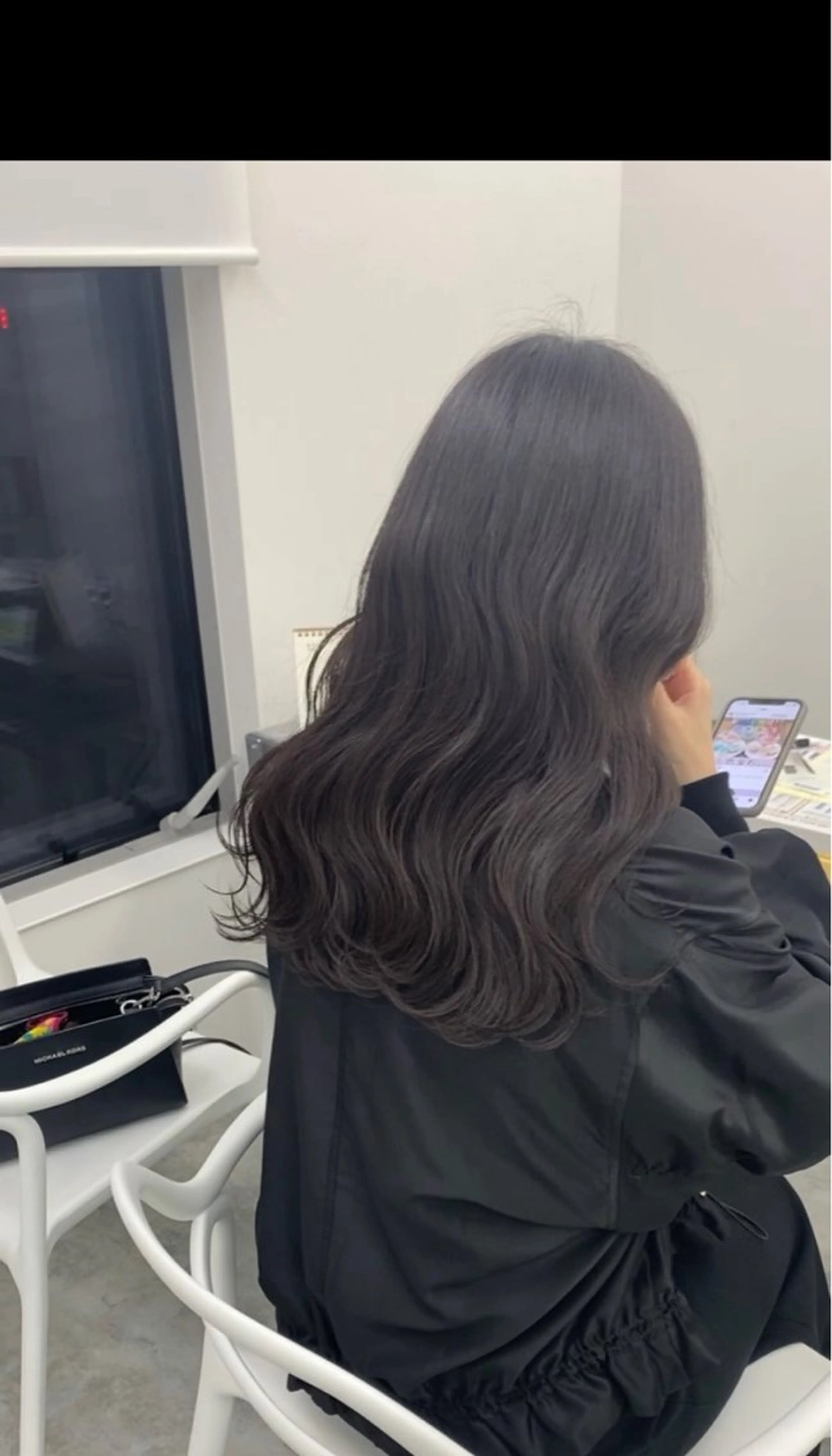 ロング 松林 加菜のヘアスタイル