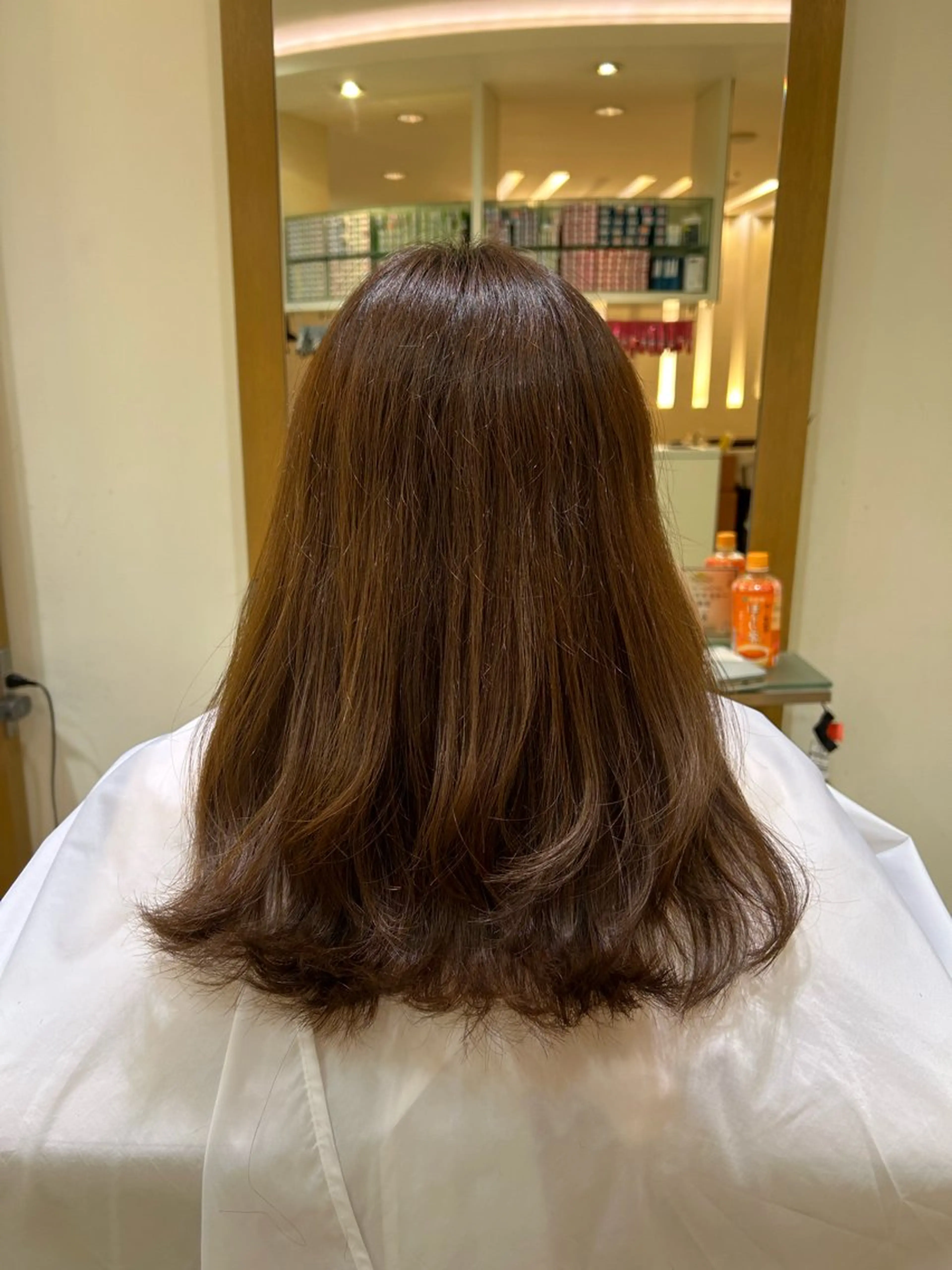 ロング レイヤーカット ロング カット 神林 穂のヘアスタイル