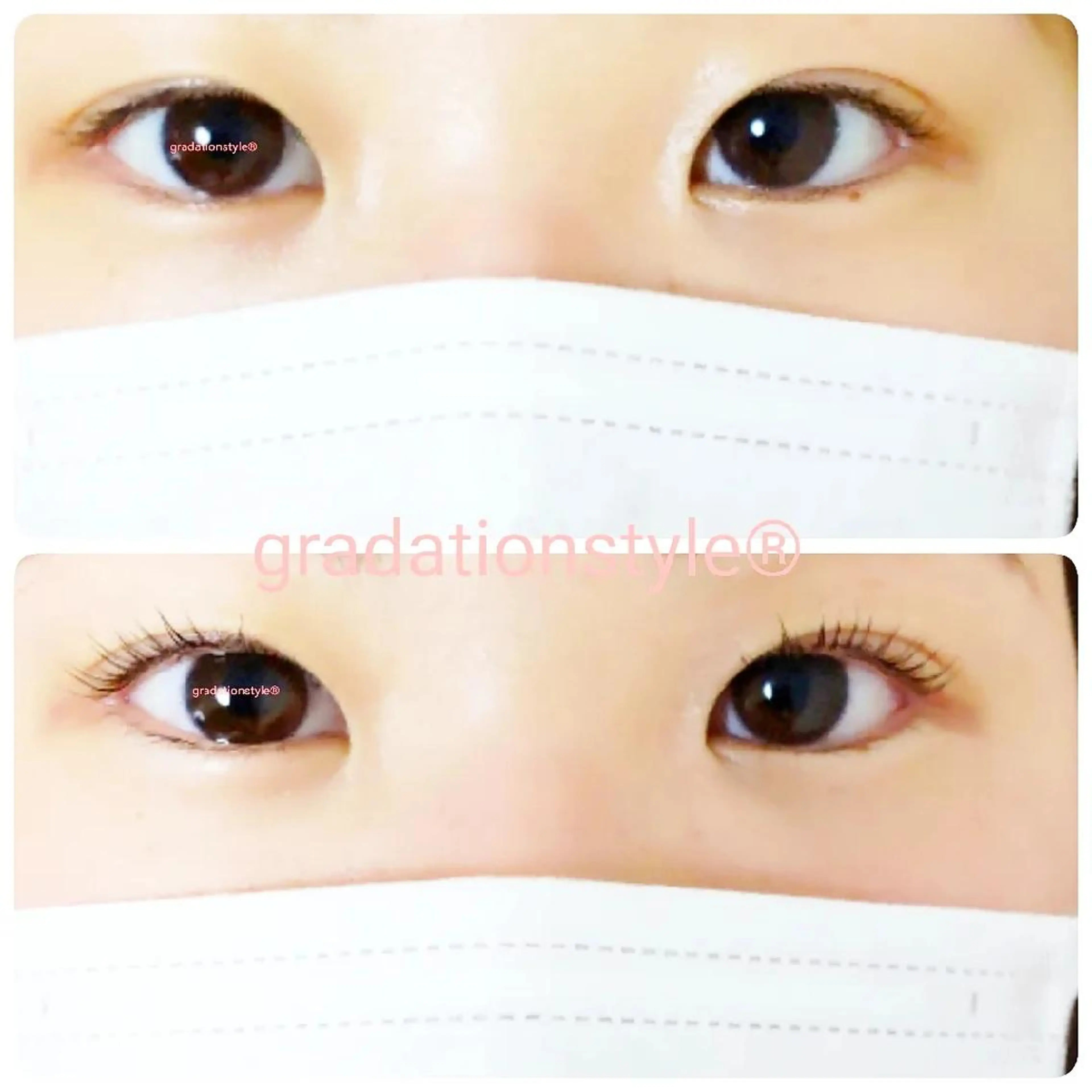 マツエク・マツパ キュート 🎼グラデーション スタイル札幌♫*✧のマツエク・マツパデザイン