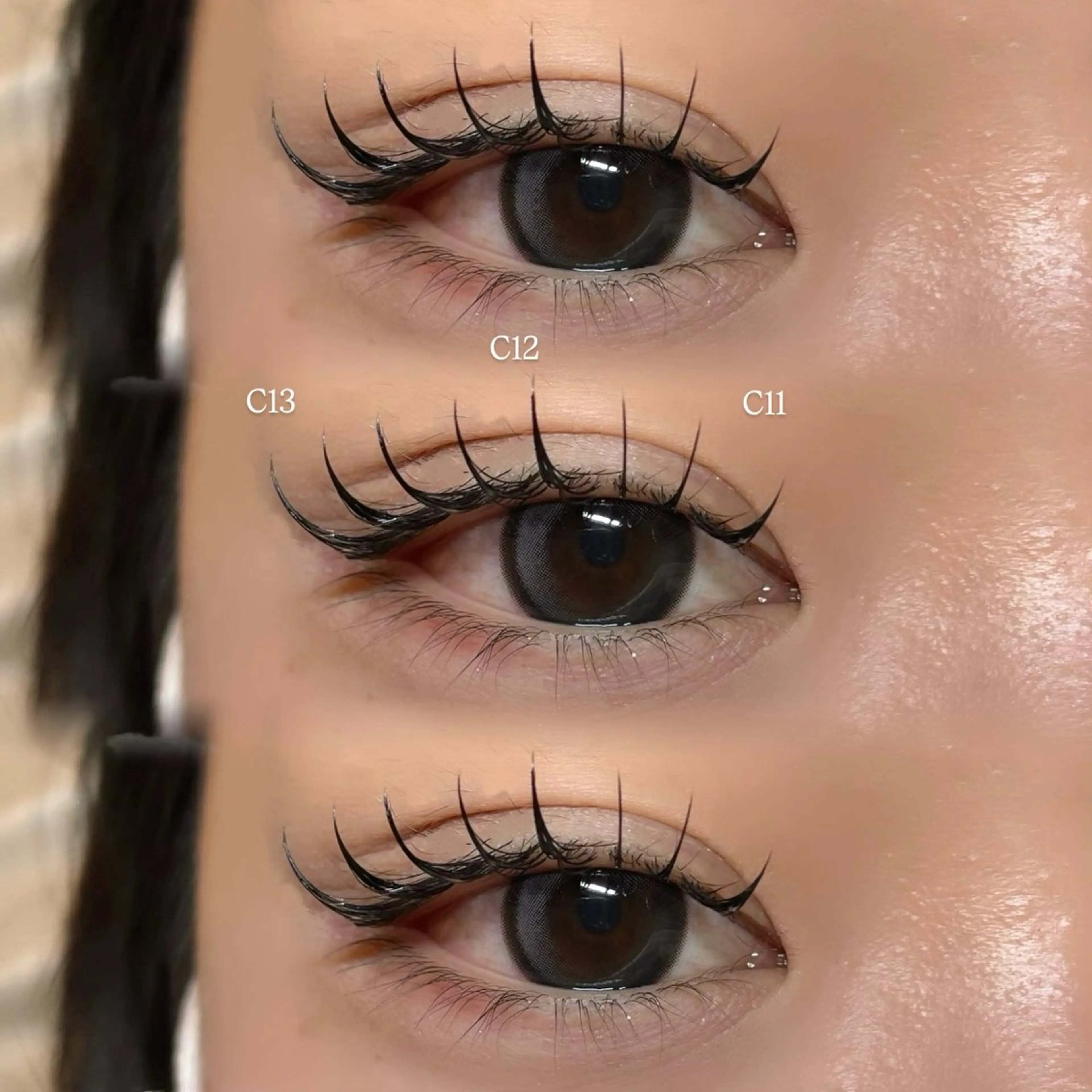 マツエク・マツパ マツエク Mell Yuuna ♡パリエク /束感のマツエク・マツパデザイン