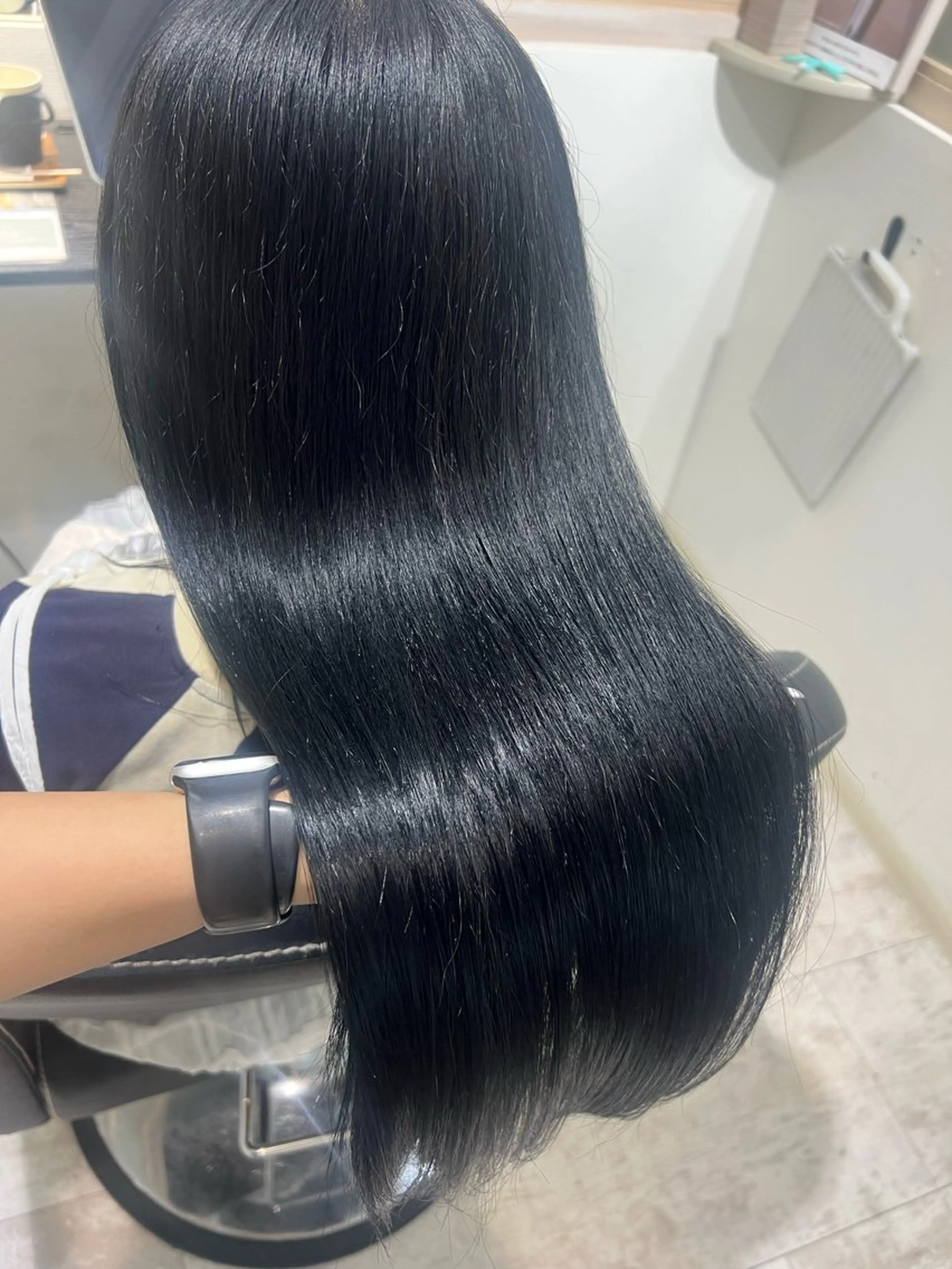 ロング カット ヘアカラー トリートメント ヘッドスパ 🥣🫧‪艶カラー 🦋アカマ ミユ🦋のヘアスタイル