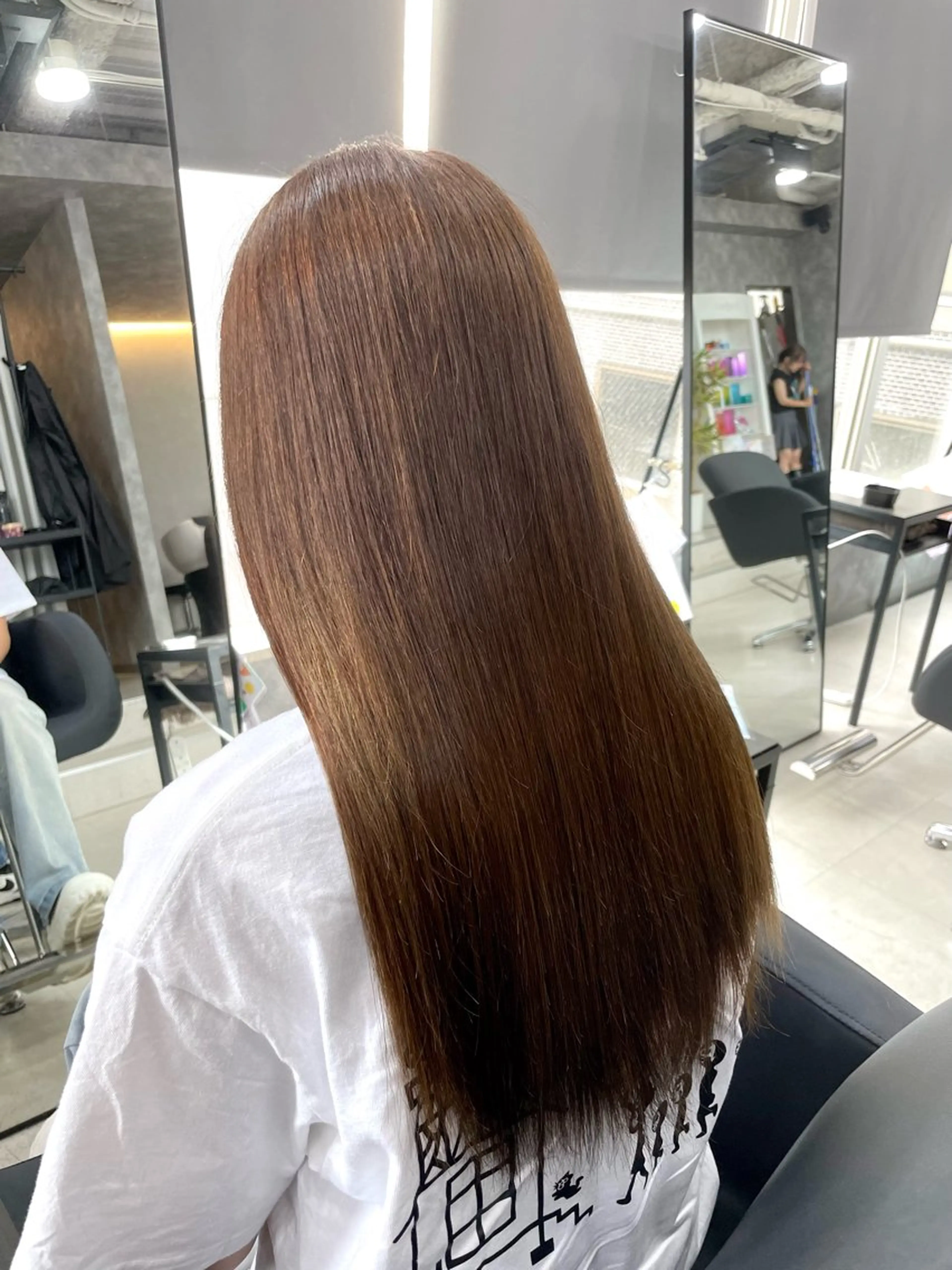 ブリーチなしのワンカラーの写真