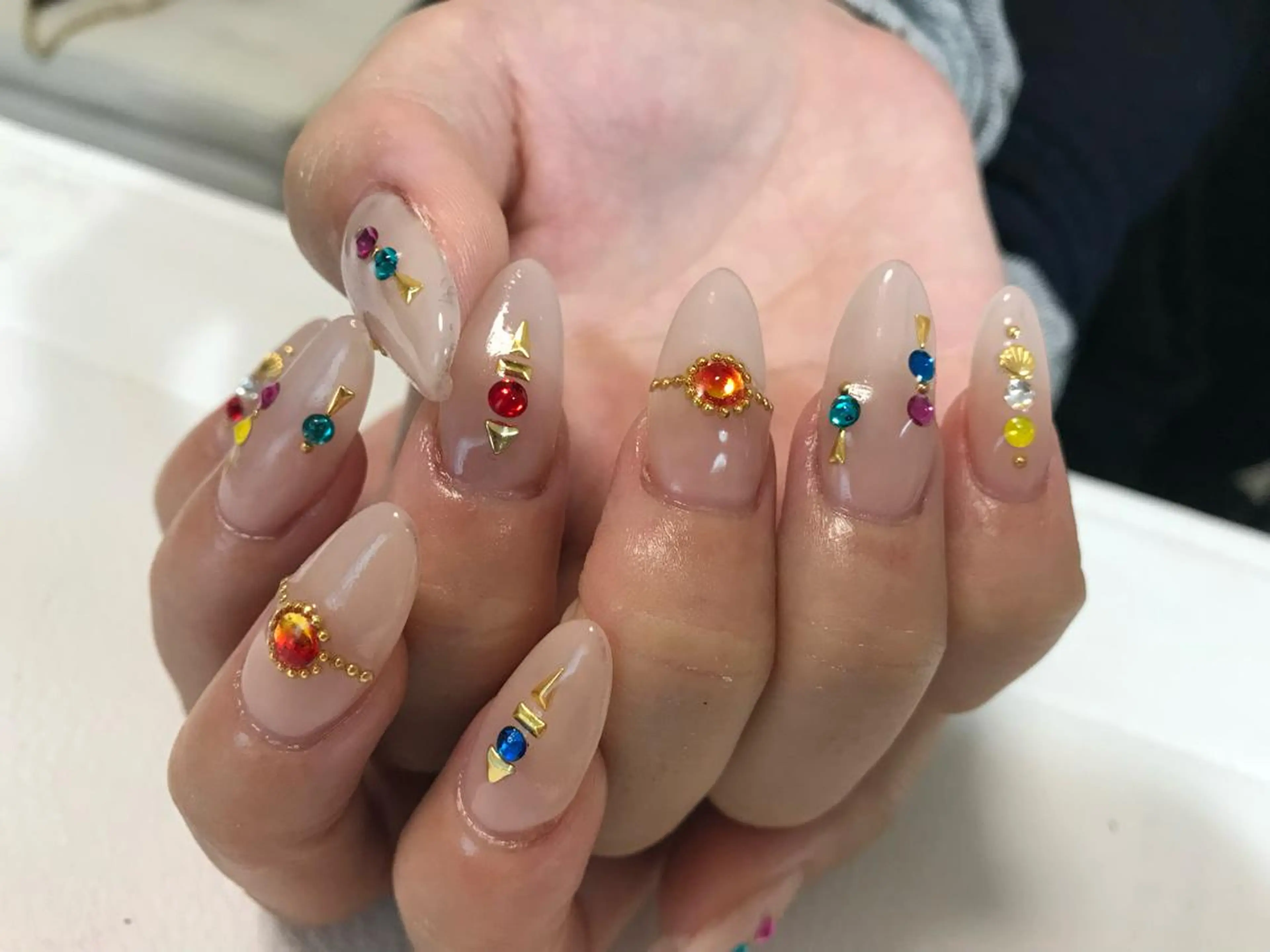 ロング nailアクイール morishitaのネイルデザイン