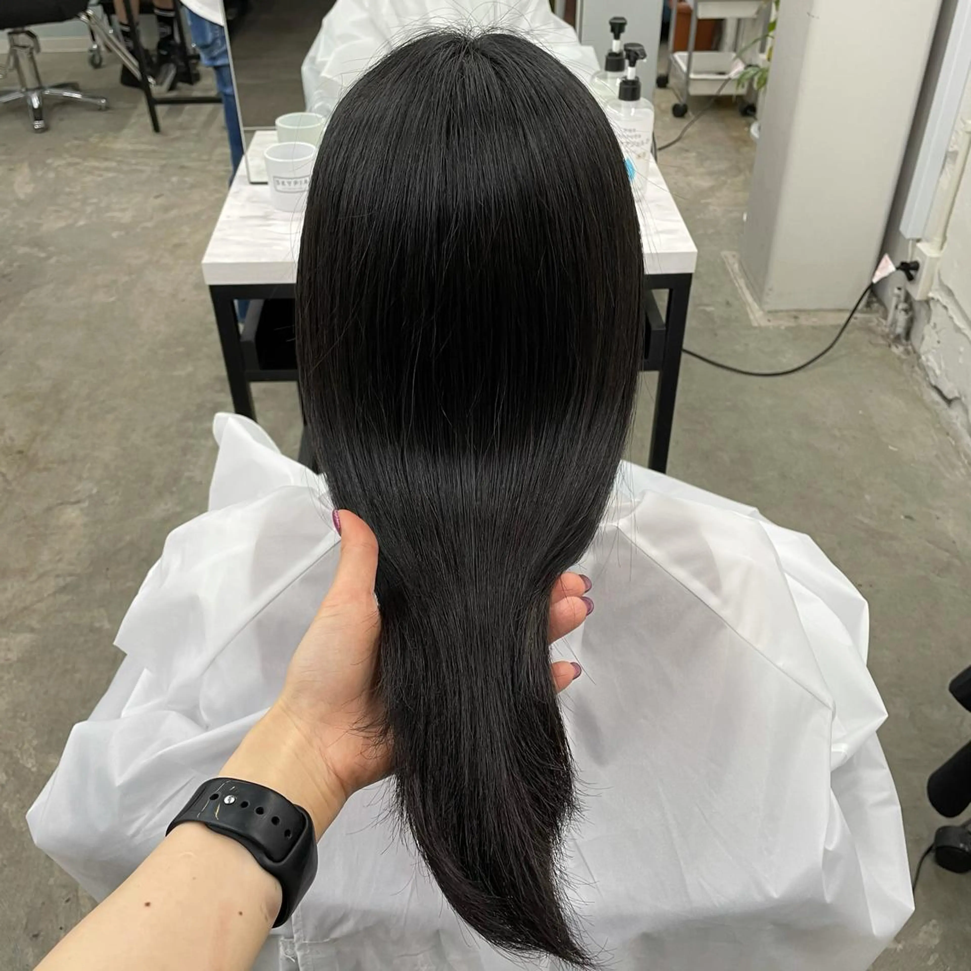 ロング カラー シールエクステ バレイヤージュ ミストバング ダブルカラー  フェイスフレーミング ヘアカラー トリートメント ヘッドスパ 🧡艶髪ちゅるん髪 🫧🧡YUKI❄️のヘアスタイル