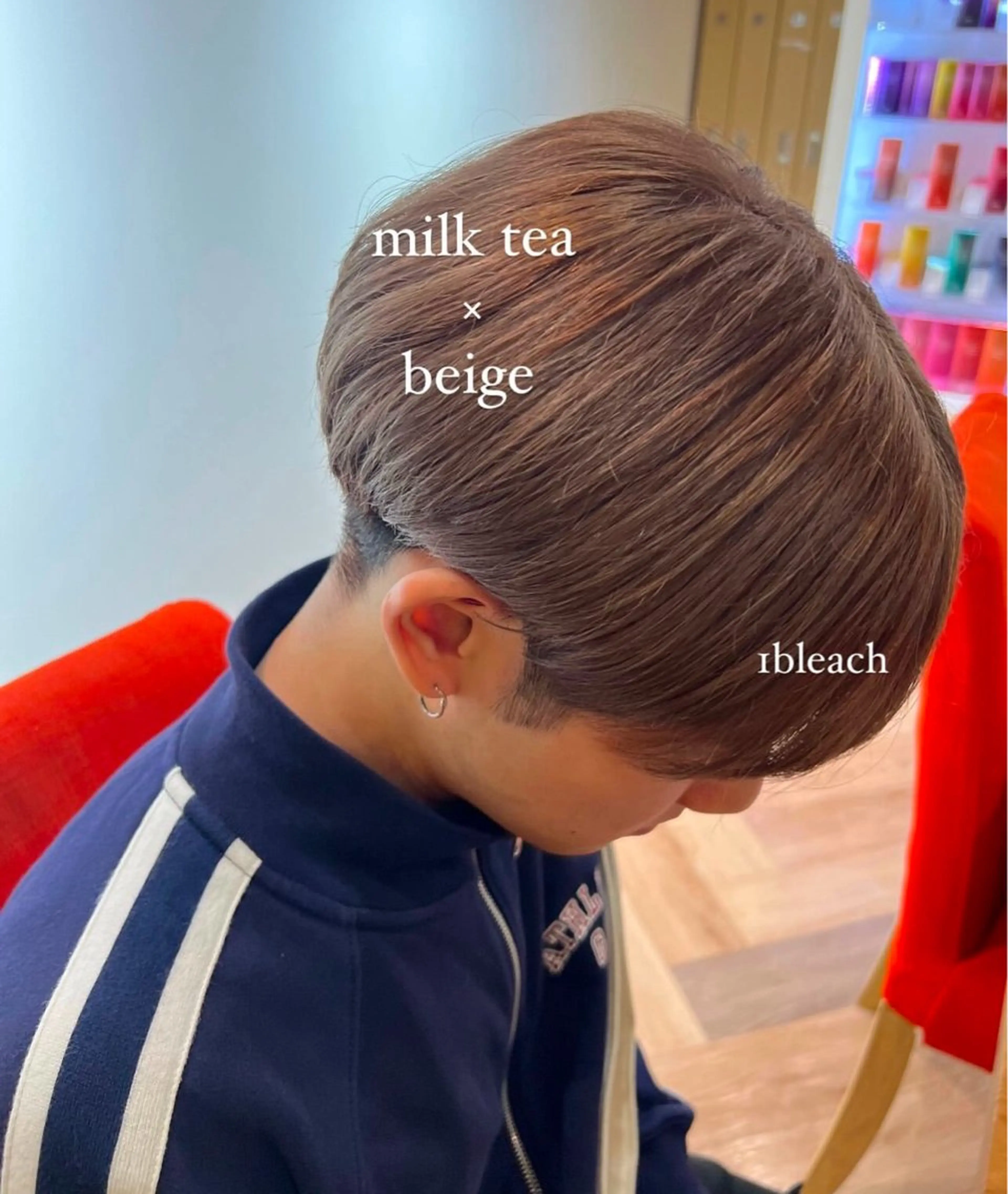 メンズ メンズブリーチ 加納千華 /ボブ/ぱつっとボブのヘアスタイル