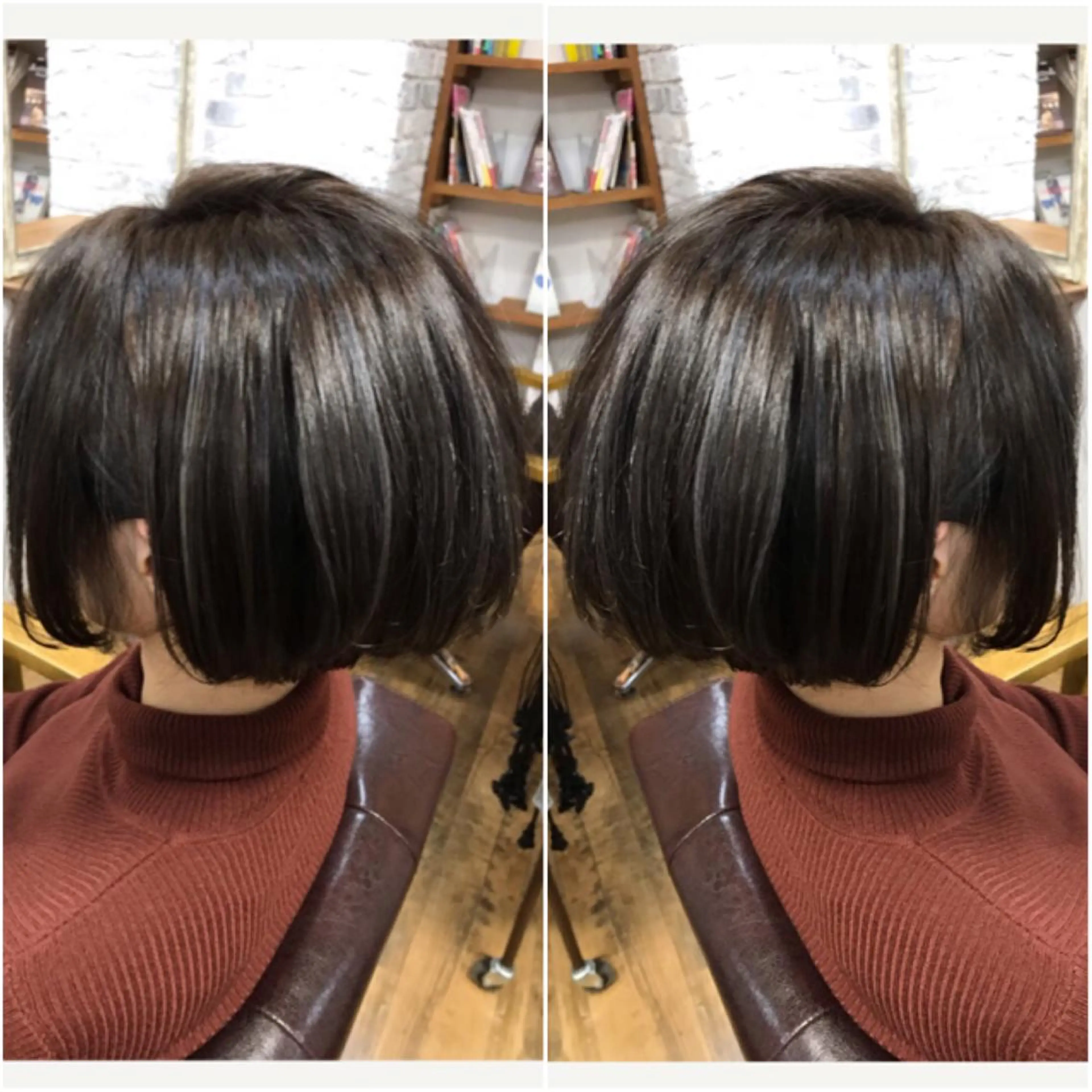 ショート カラー アッシュ アッシュグレー yui .のヘアスタイル