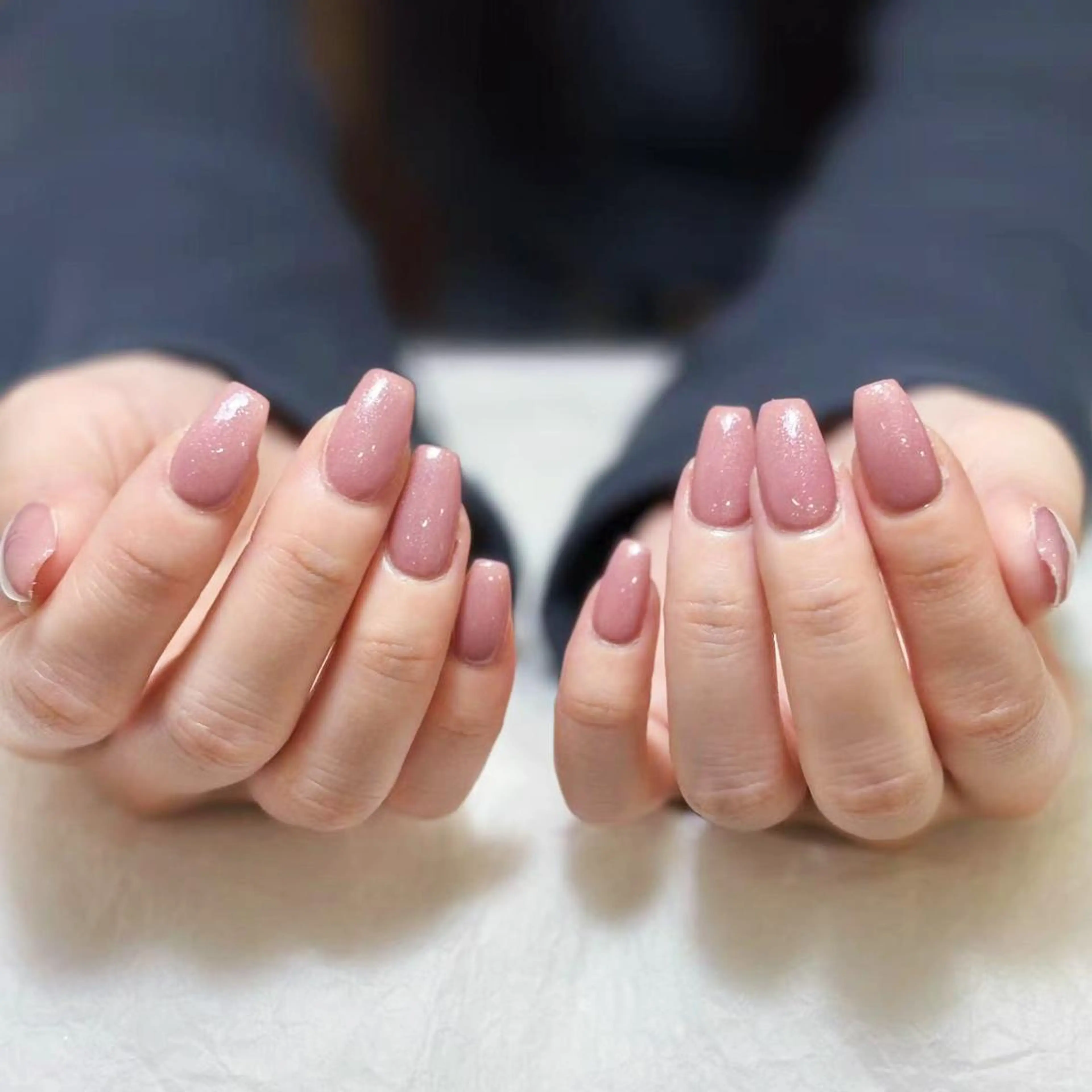 ネイル アートネイル オーロラネイル ガーリー キラキラネイル 韓国ネイル Leah 💅のネイルデザイン