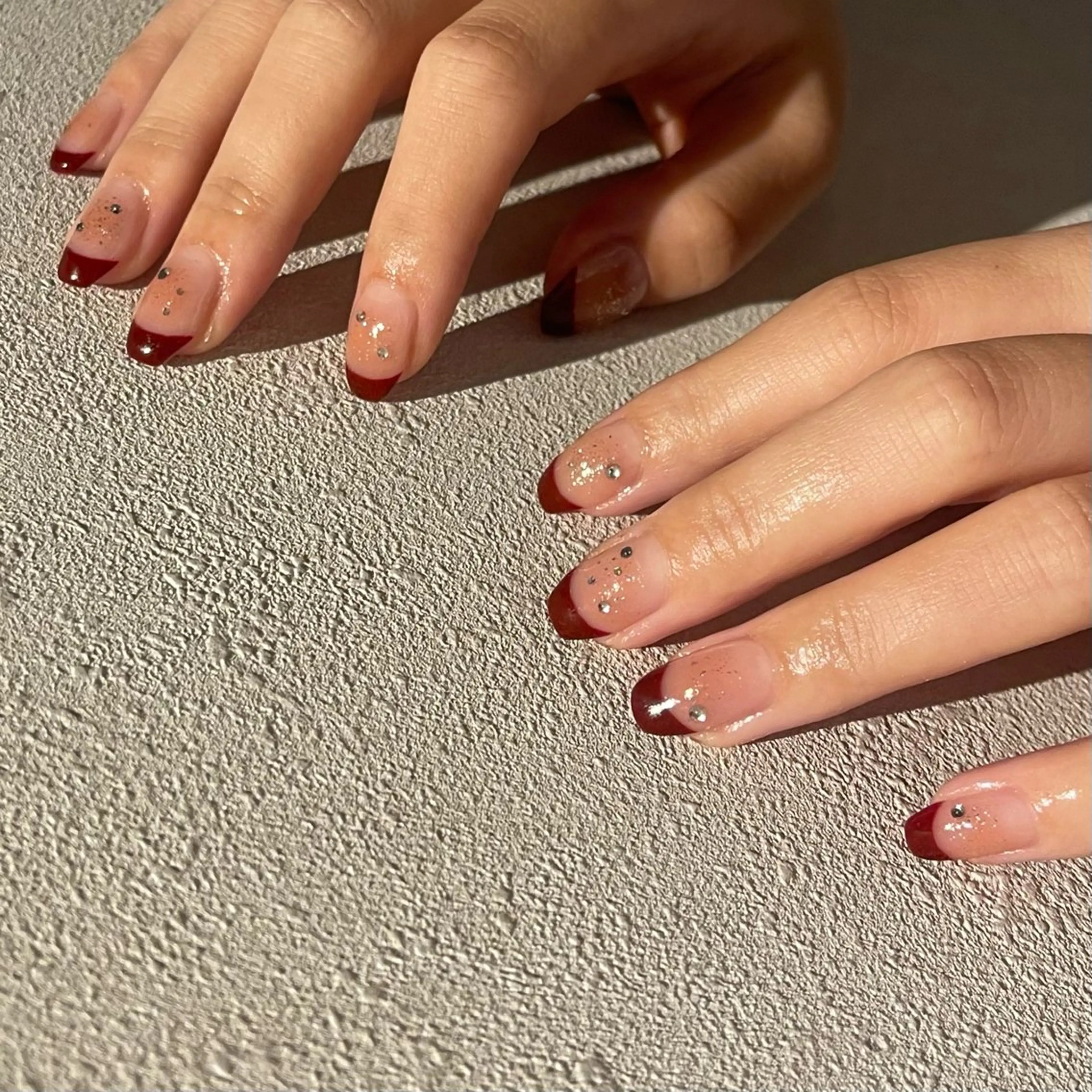 ネイル チークネイル フレンチネイル N°_shuri 【nail】のネイルデザイン