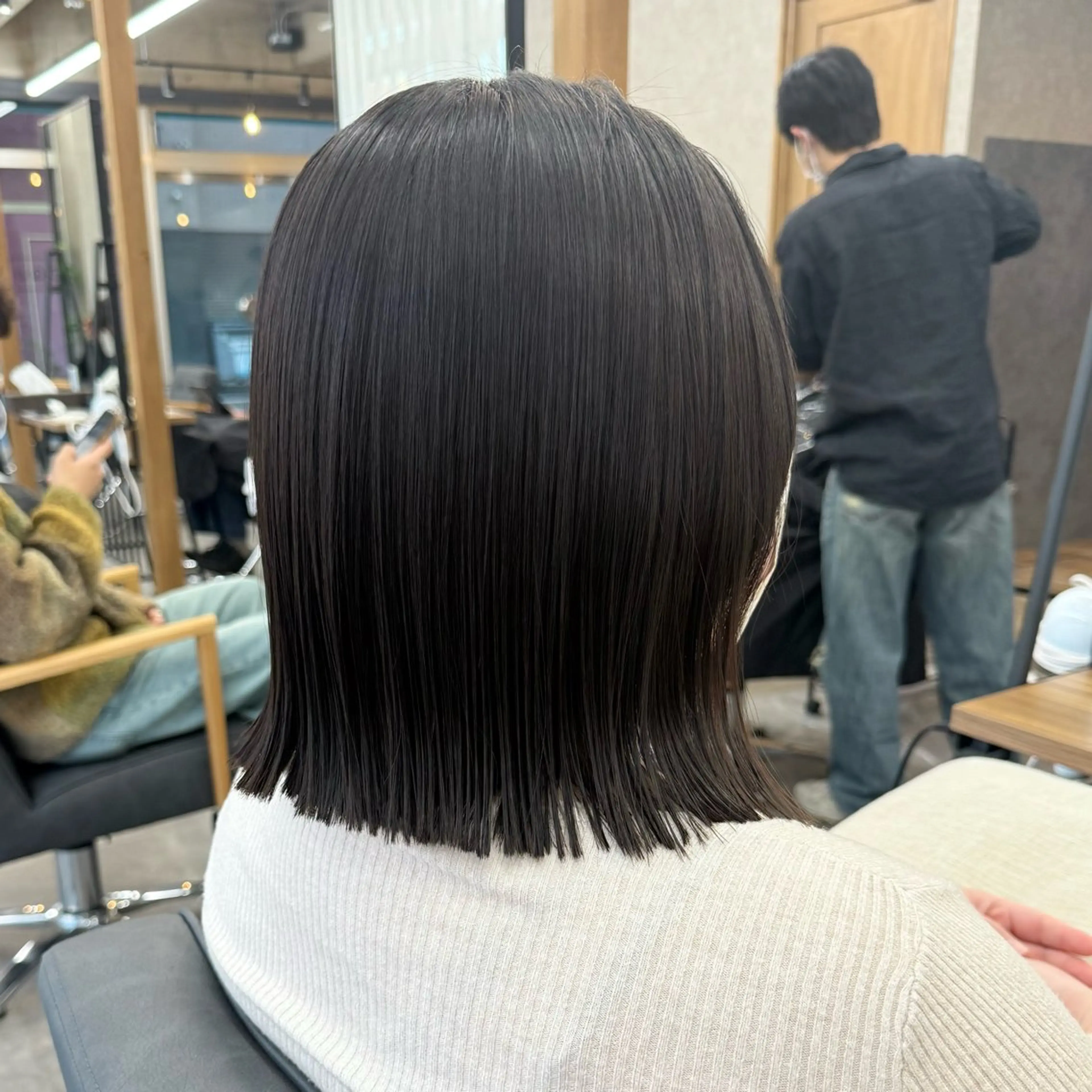 ミディアム ボブ 似合わせカット カット トリートメント 似合わせボブ🎀🫧 千葉 優希のヘアスタイル