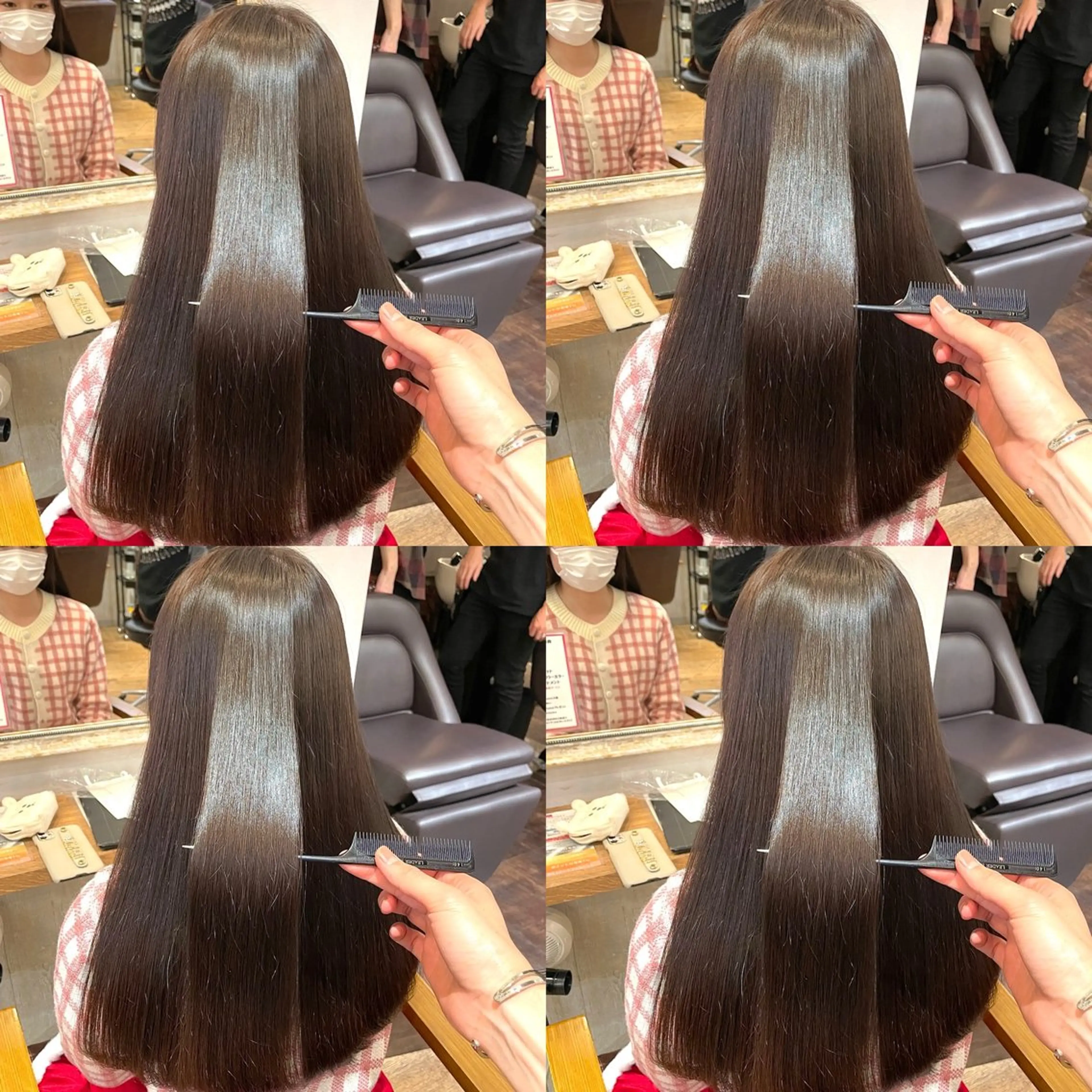 セミロング カット 縮毛矯正 トリートメント SALOWIN 新宿三丁目EAST所属・レイヤーカット layercut✂️のヘアスタイル