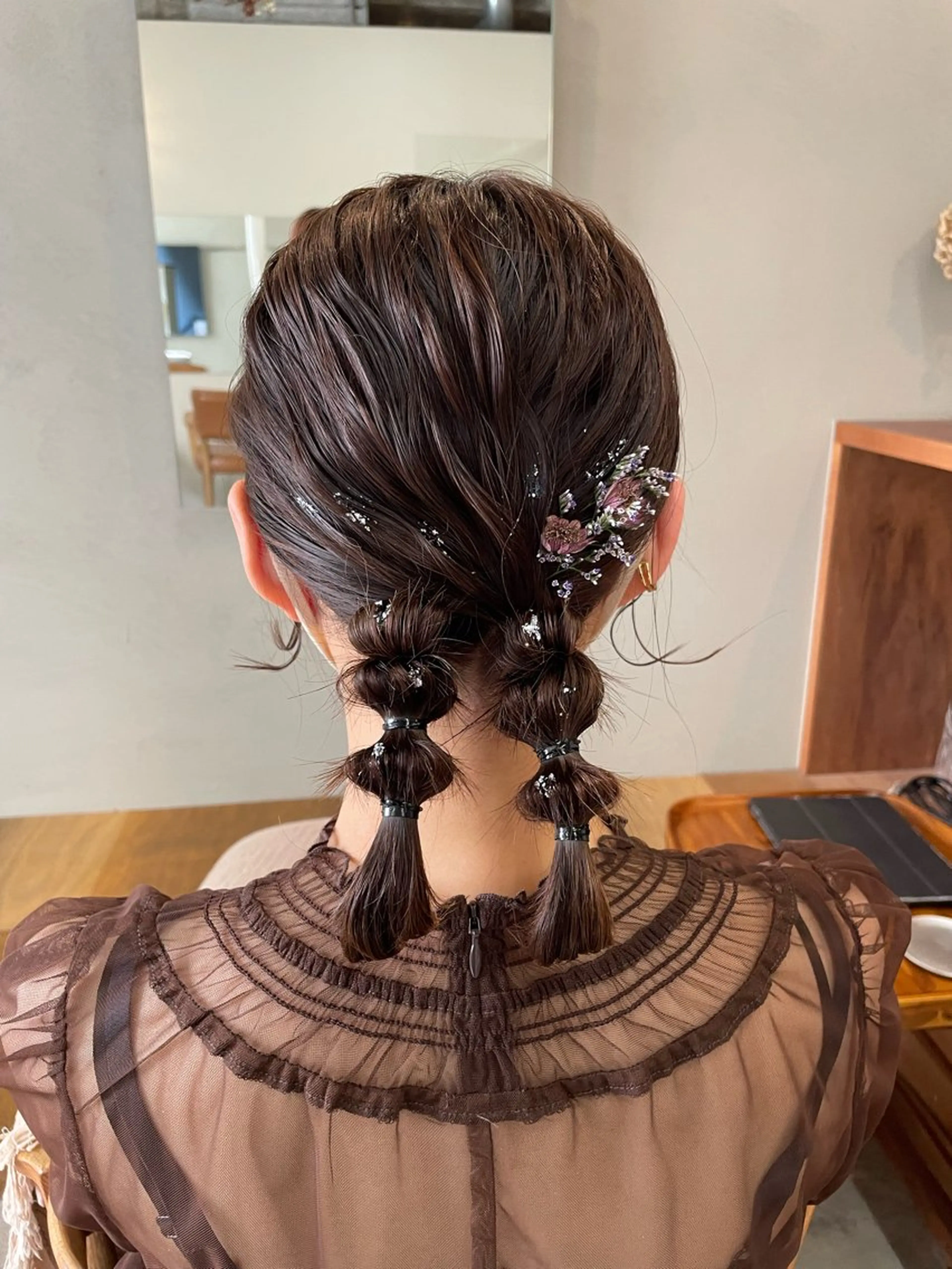 カラー ヘアアレンジ 山下 悠月のヘアスタイル