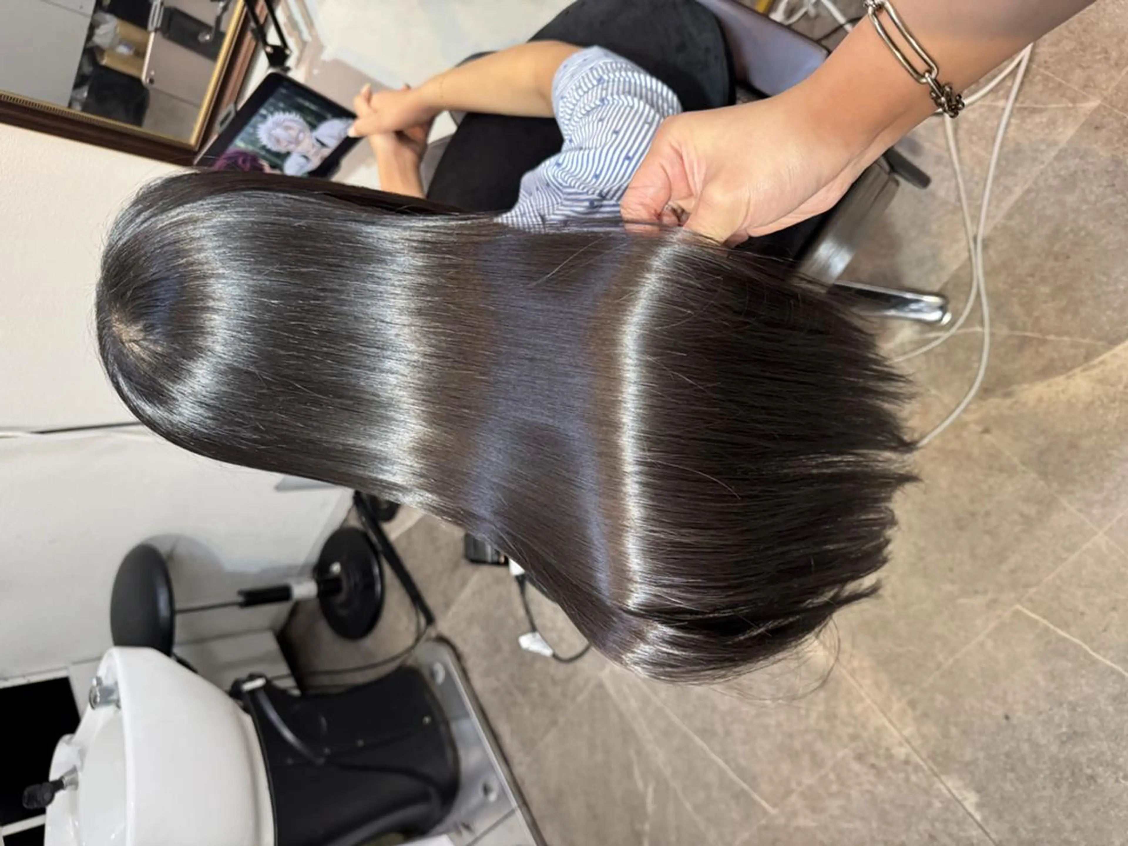 ロング 髪質改善 オオニシ オト☁️のヘアスタイル