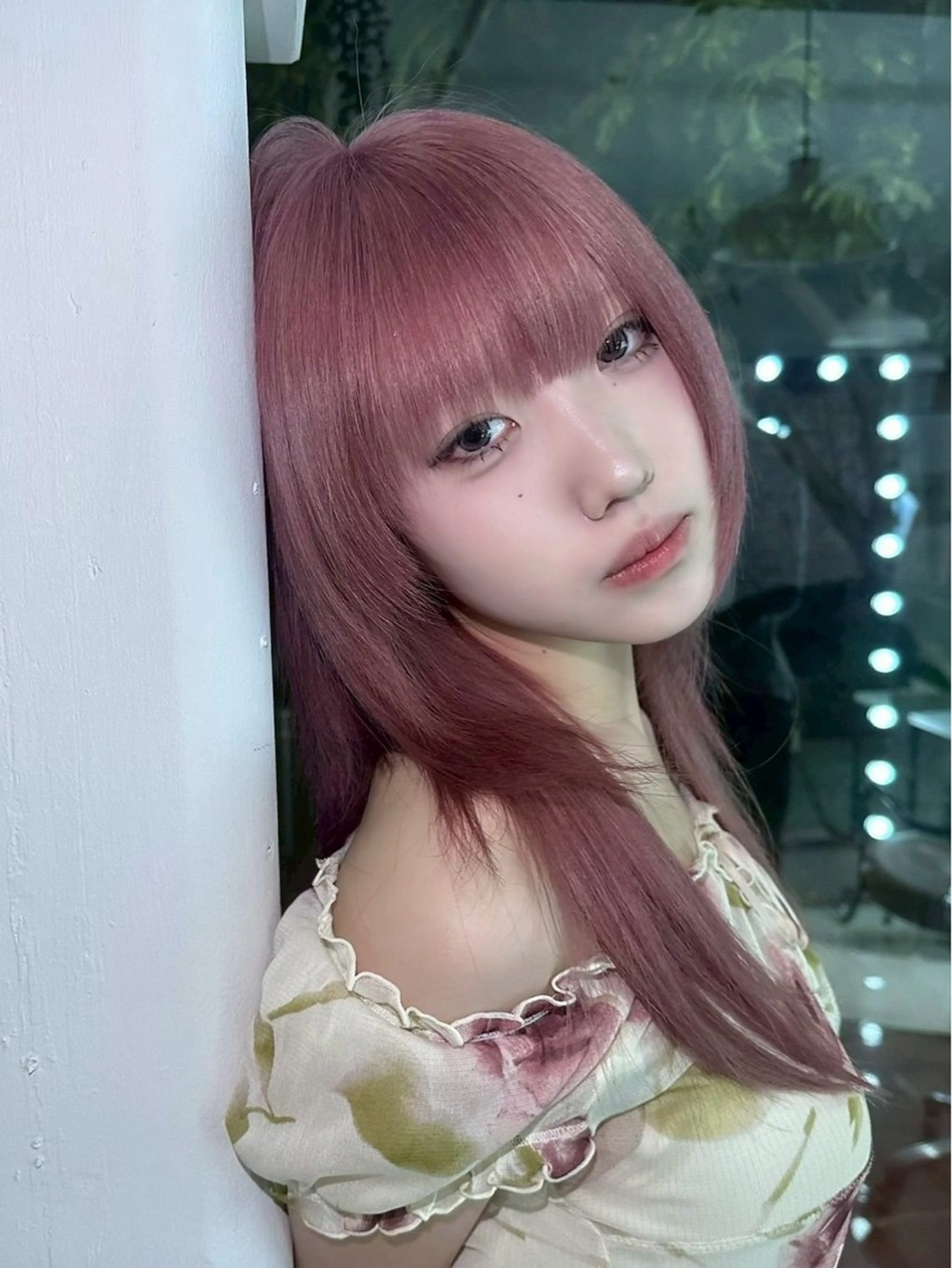 セミロング カット ヘアカラー トリートメント ‎🤍髪質改善‎🤍 ‎ViVIE🤍のヘアスタイル