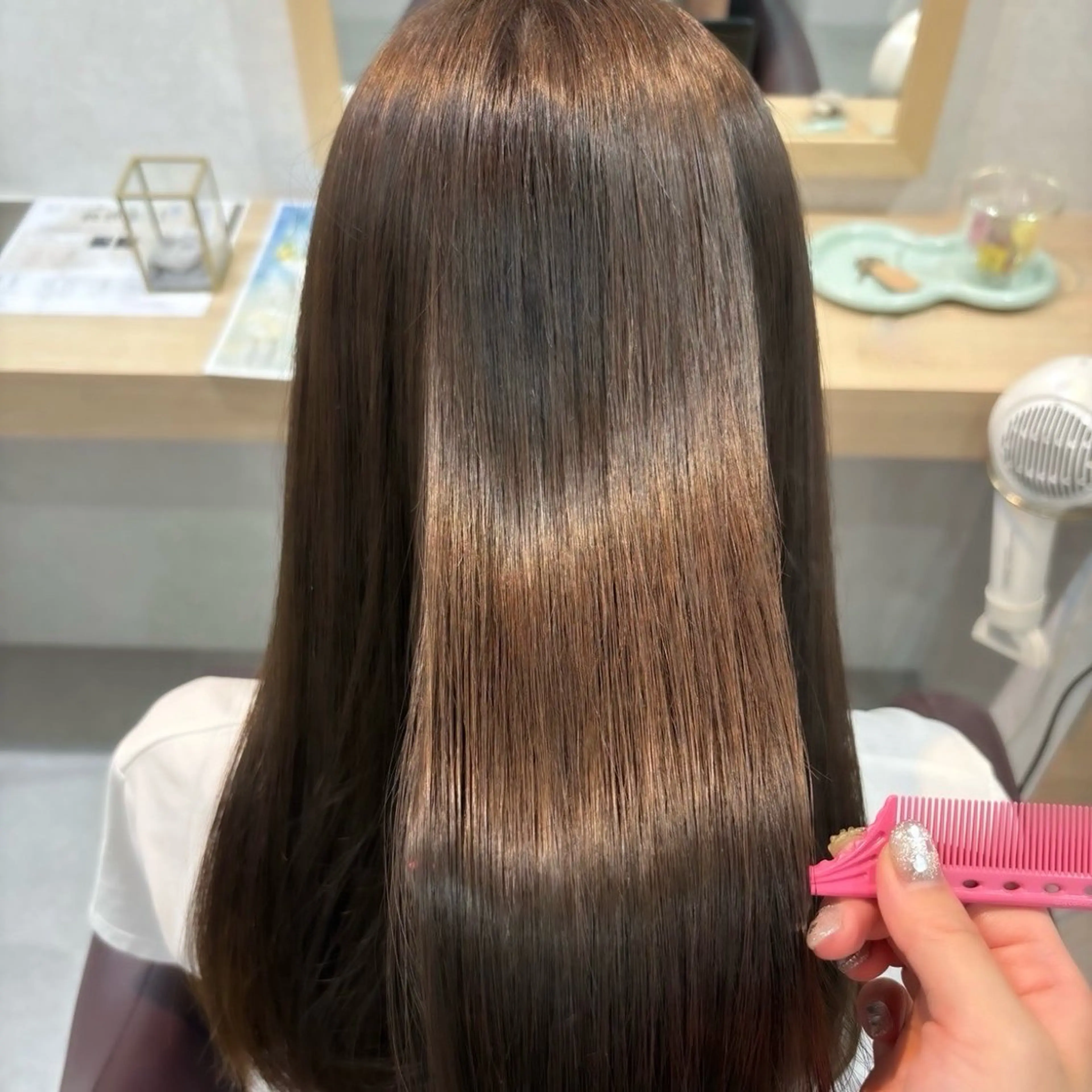 ロング カラー カット ヘアカラー トリートメント ブラウンカラー 🫧tomoka🫧のヘアスタイル