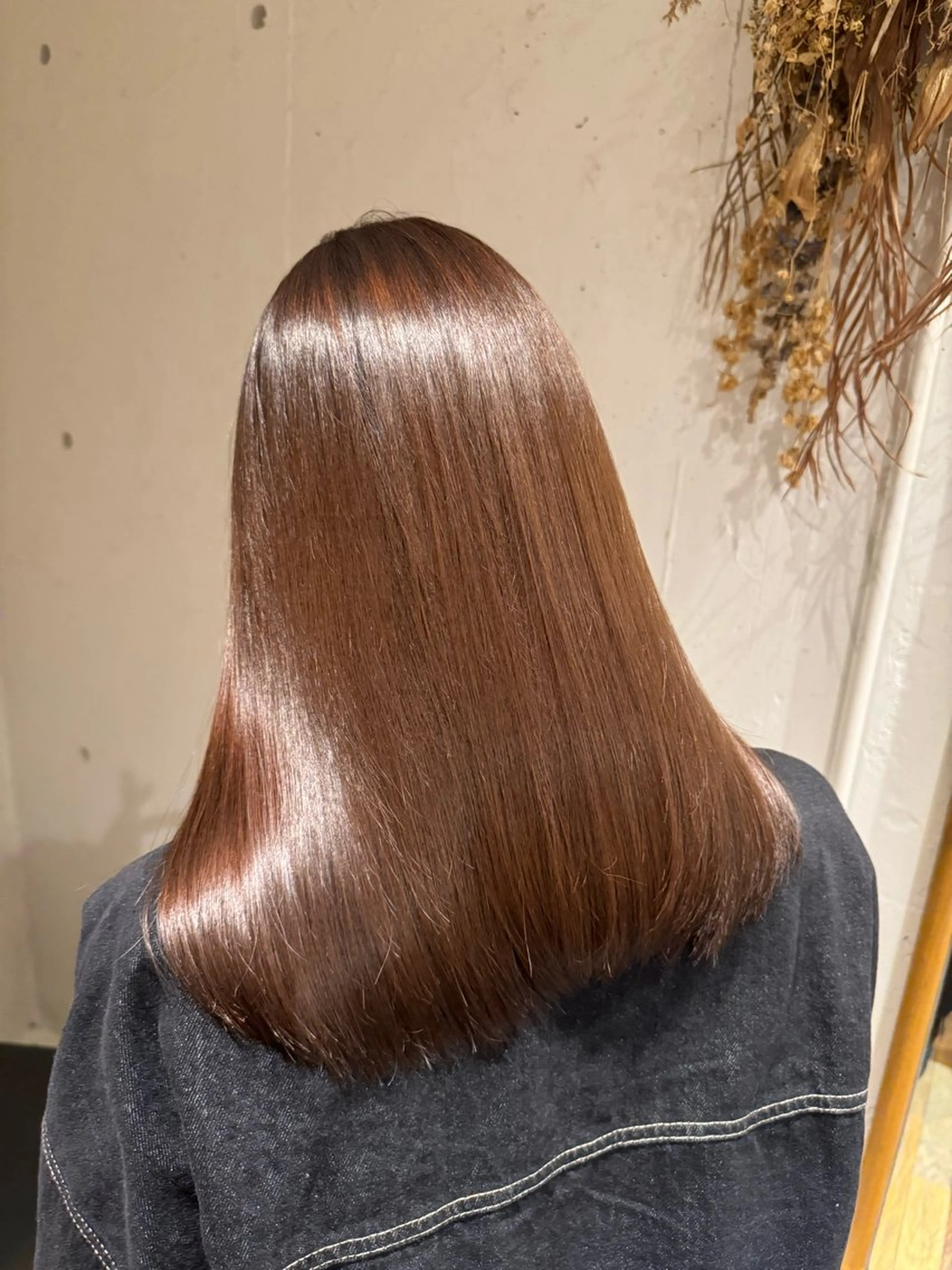 セミロング ［パサつき改善］＊ 髪質改善ケアサロン＊のヘアスタイル