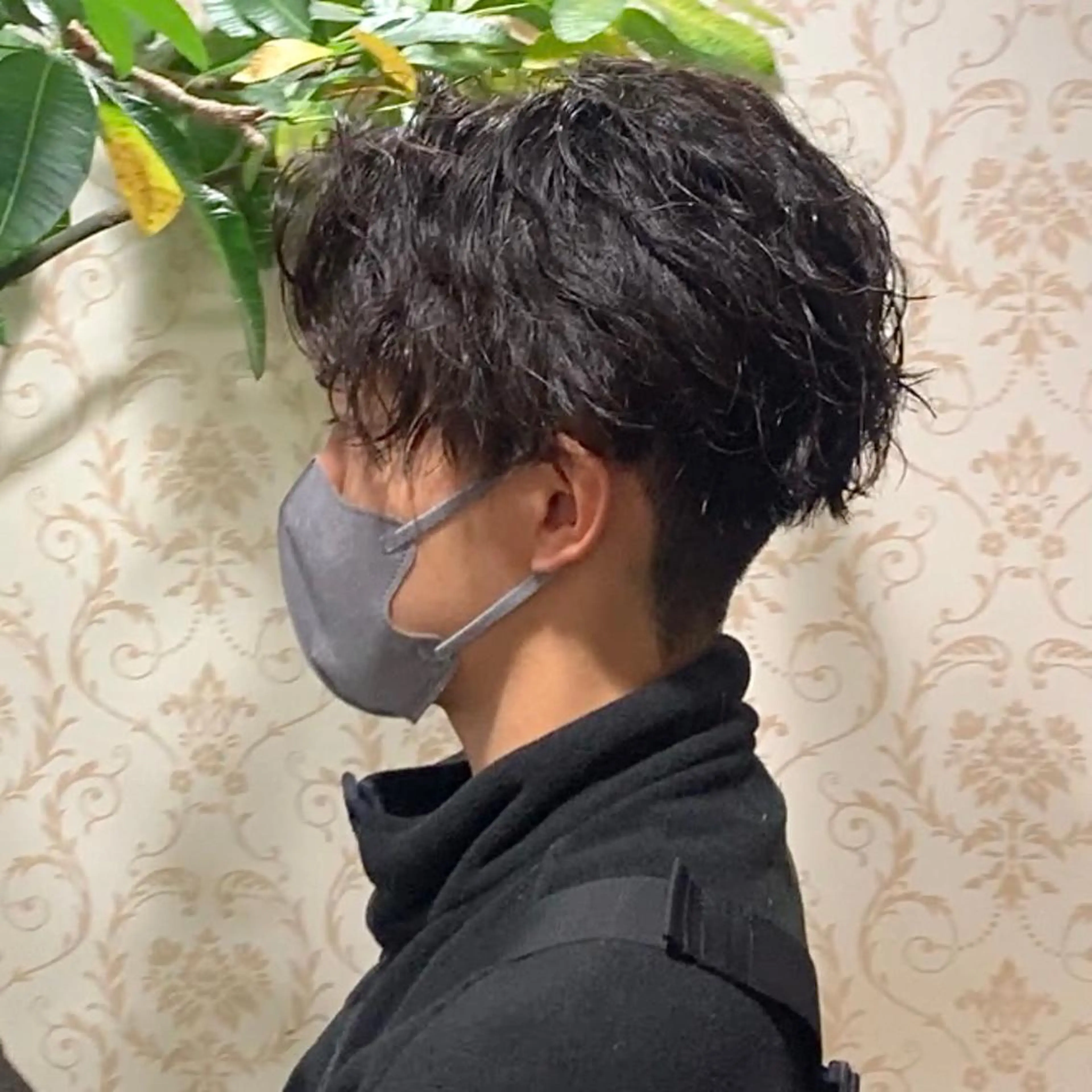 パーマ メンズ センターパート メンズパーマ メンズパーマ&メンズ 縮毛矯正/平野/渋谷のヘアスタイル