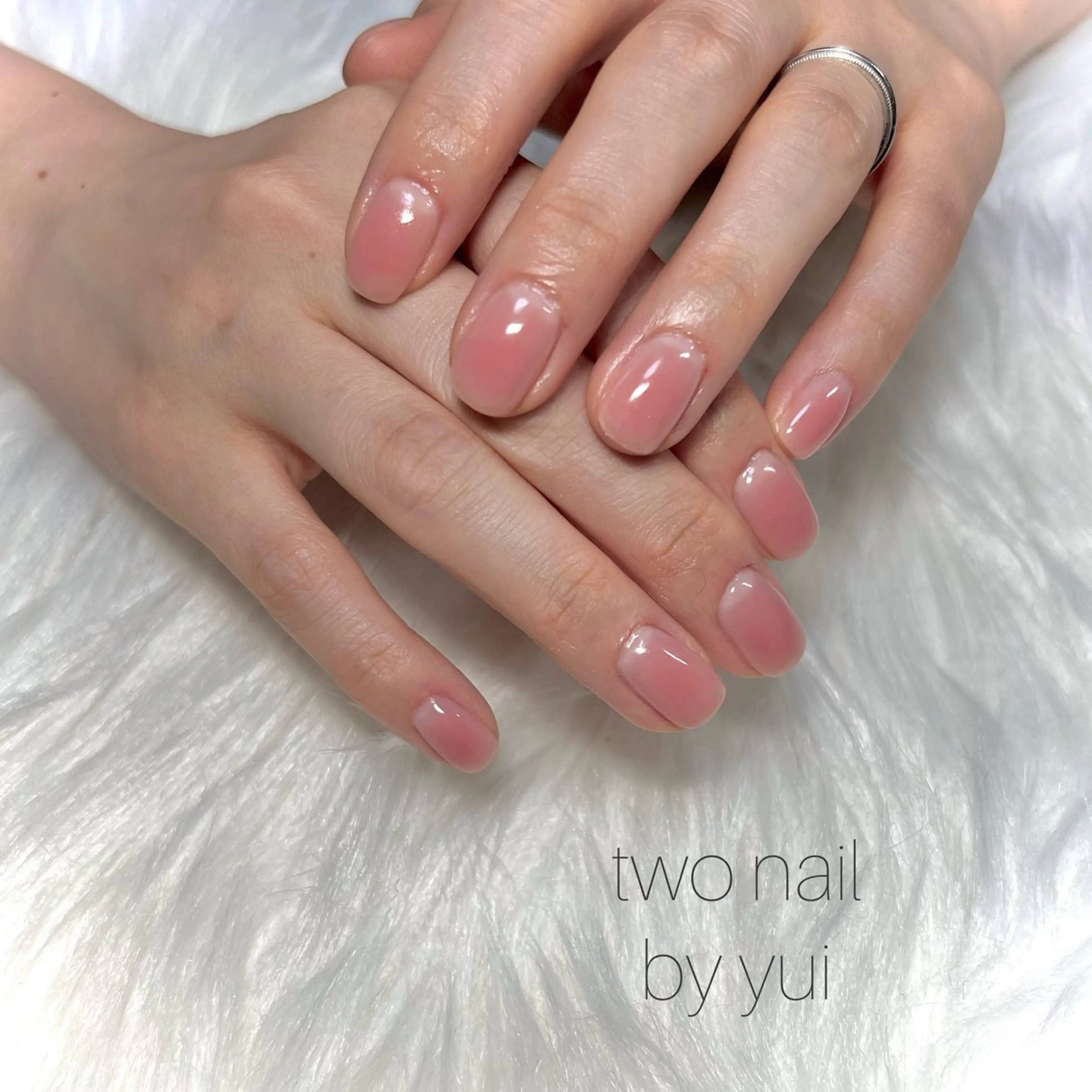 ネイル アートネイル ネイルチップ ホワイト ハンドネイル two nailのネイルデザイン
