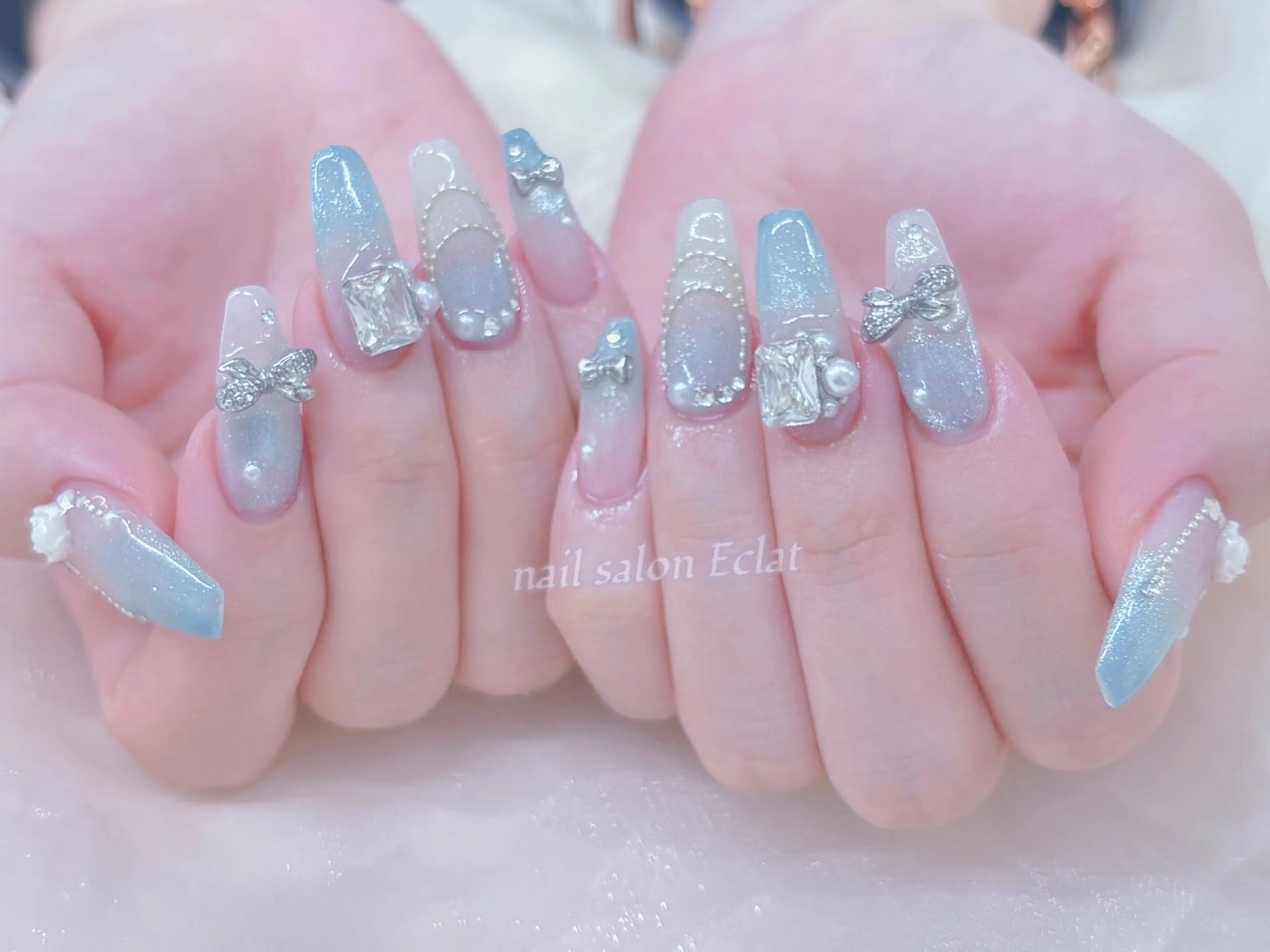 ネイル ハンドネイル ネイルサロンエクラ 🫧Shizukaのネイルデザイン