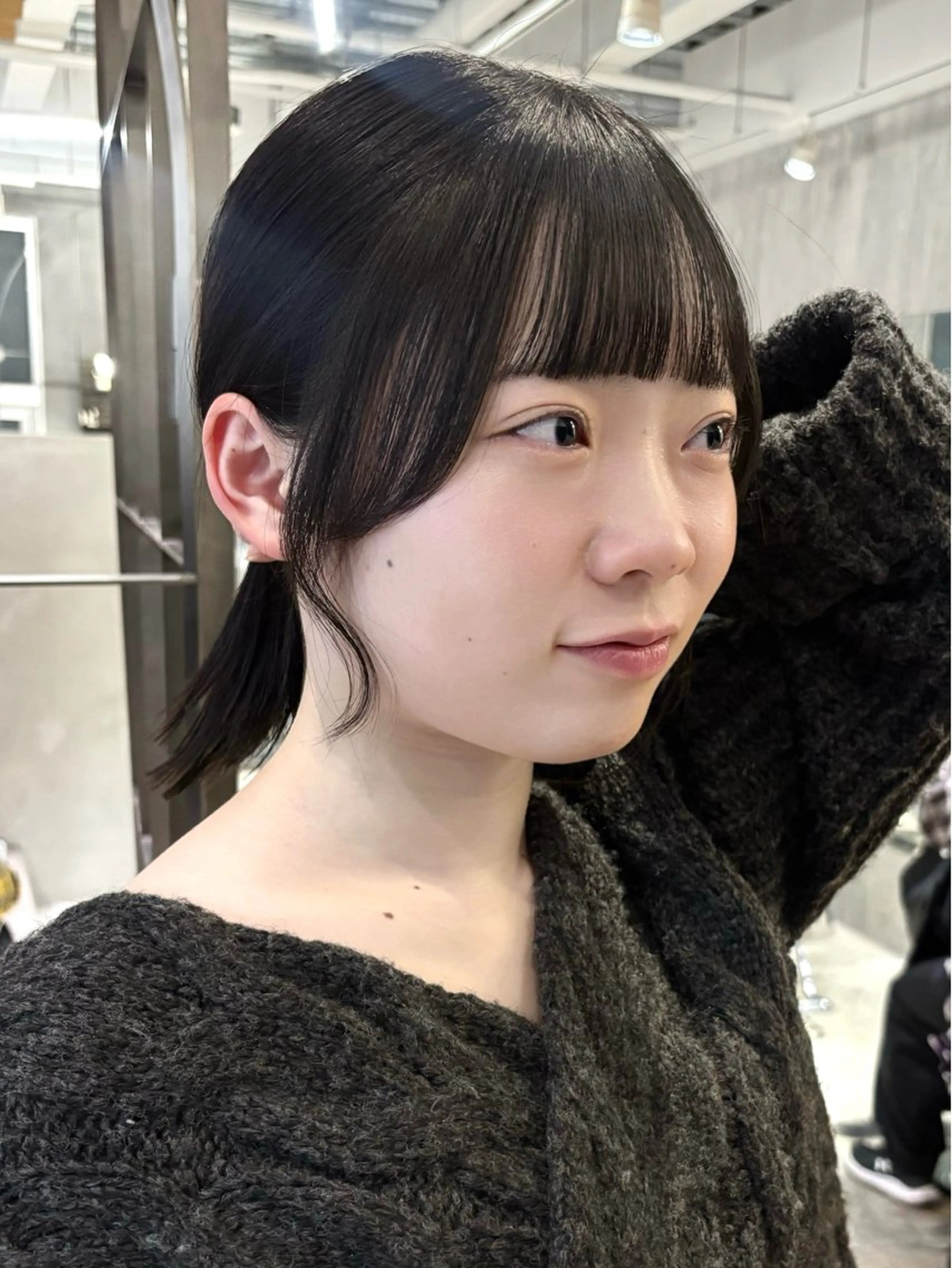 ロング カット 西田 美侑 /カットモデルのヘアスタイル