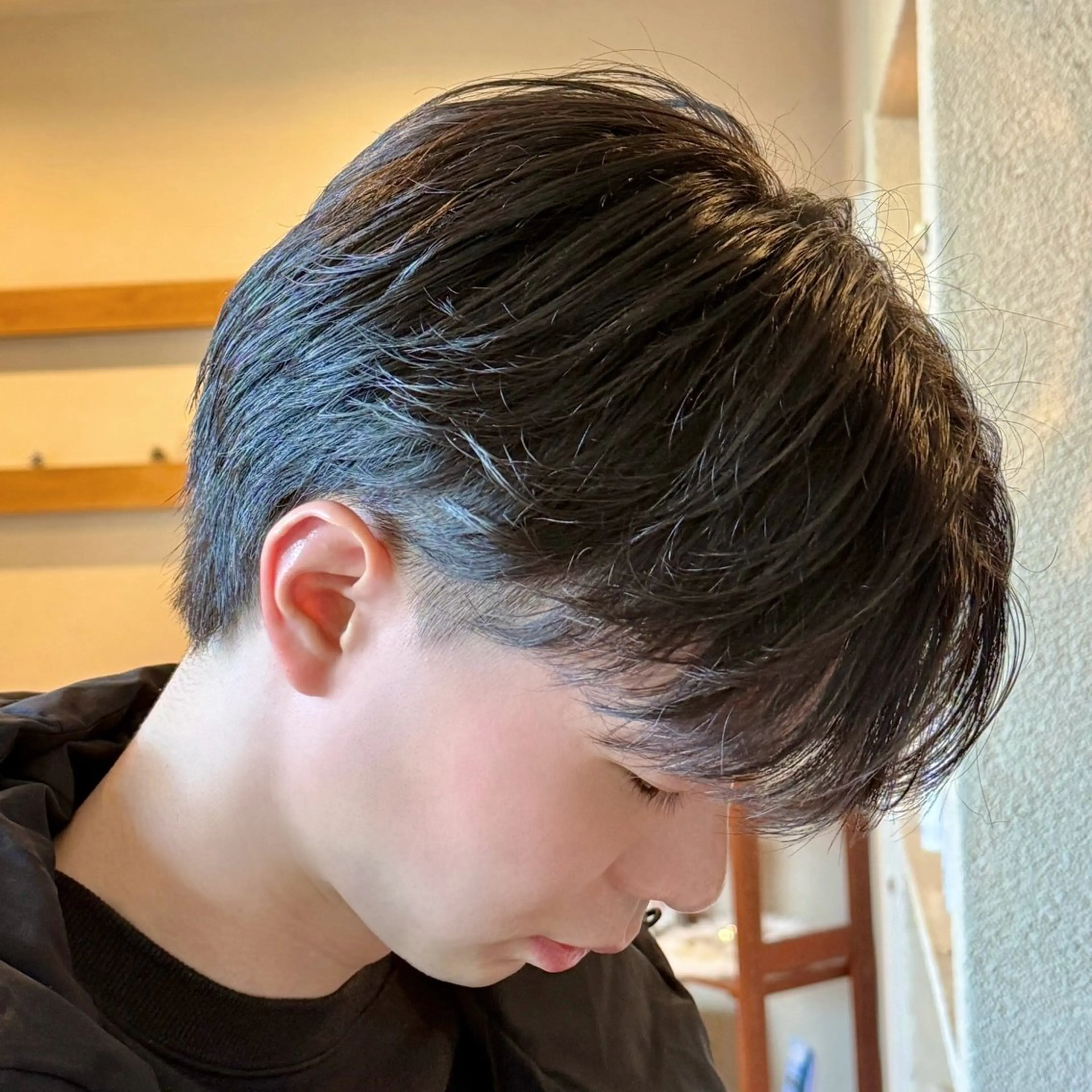 ミディアム 韓国風ヘア カット メンズ特化 / SHINのヘアスタイル
