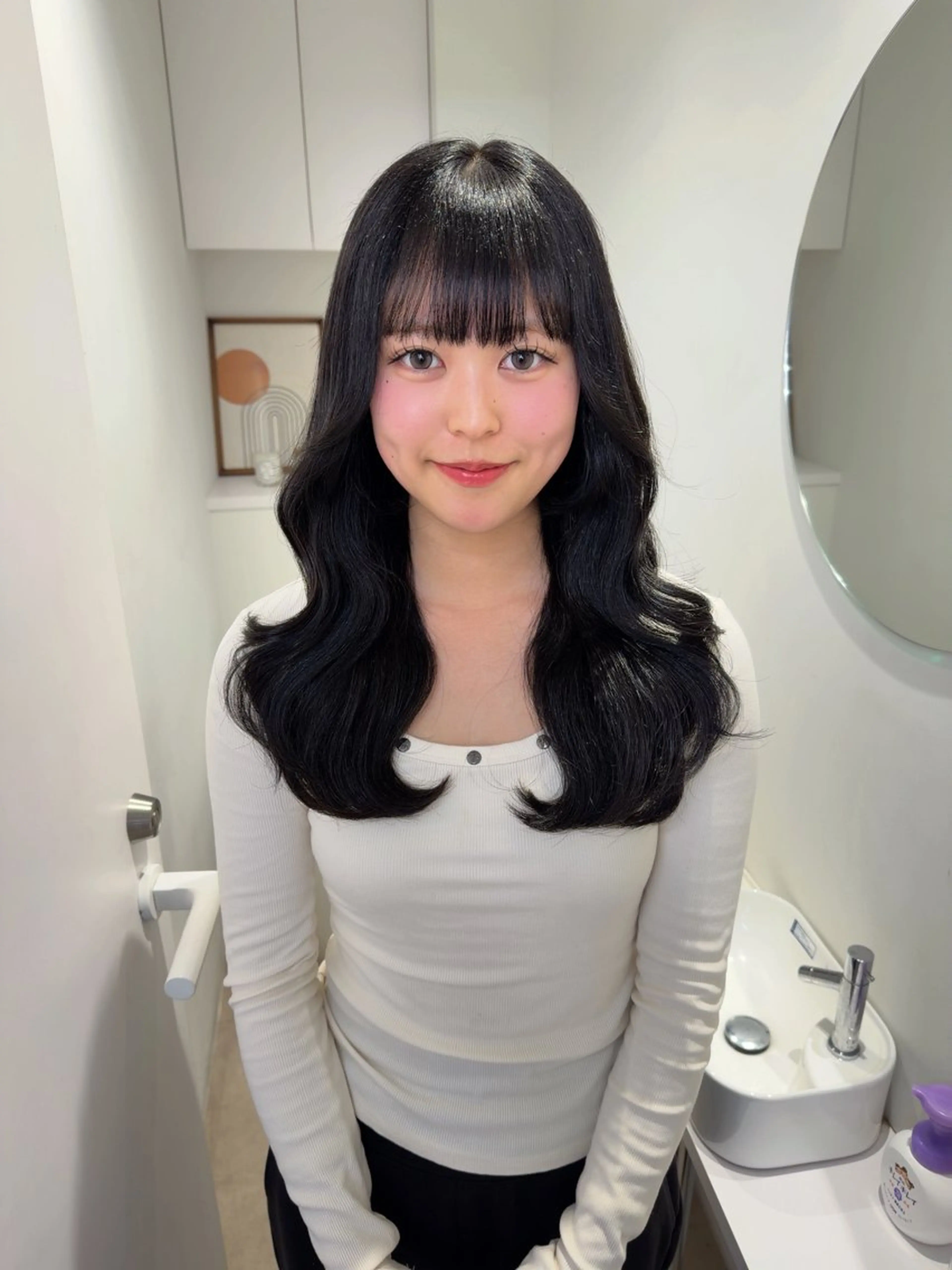 ロング カット ヘアカラー アレンジ/ブラウン カラー HARU🕯のヘアスタイル