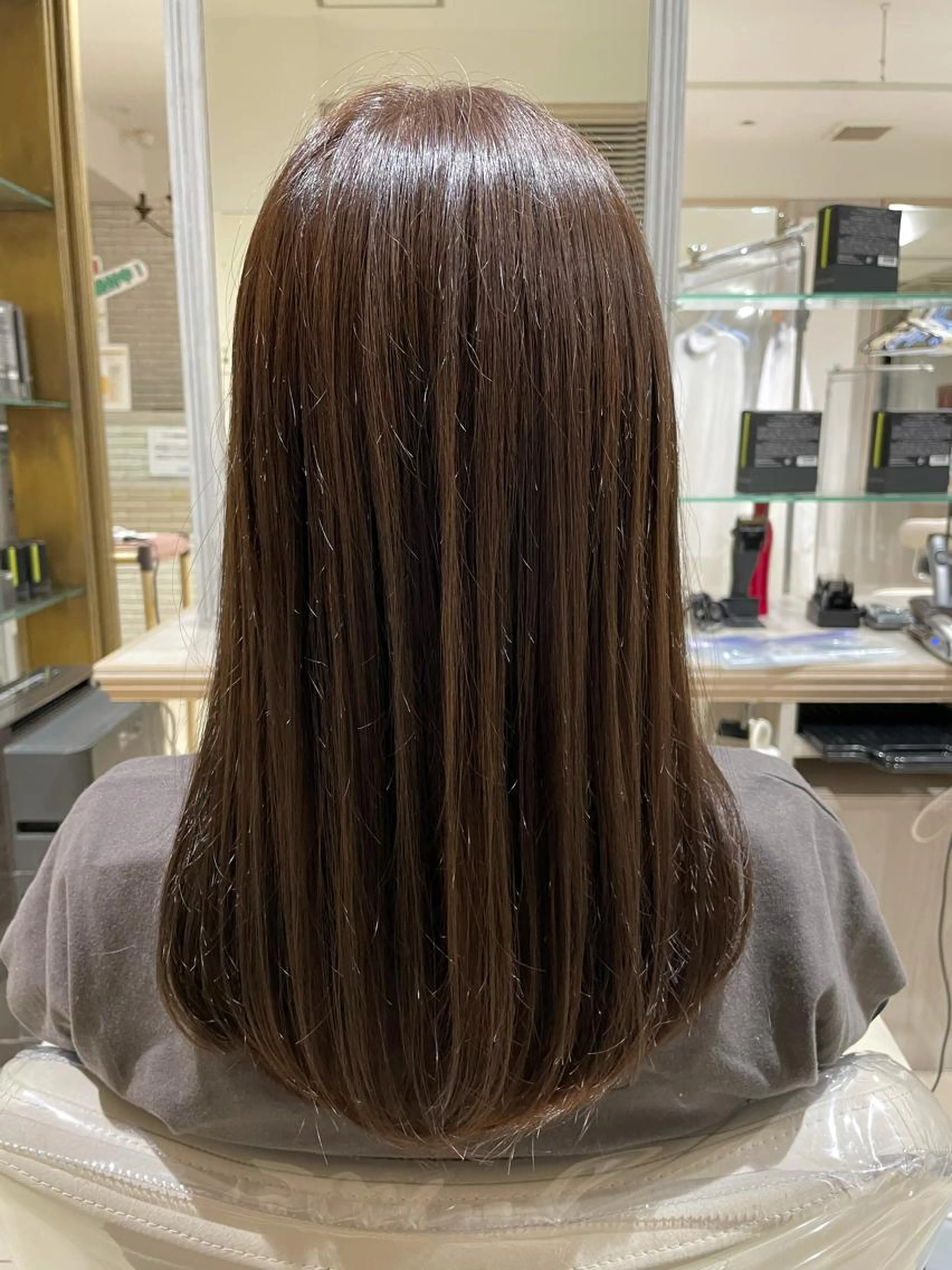 まっすぐになりすぎない❗️QUOLINEナチュラル縮毛矯正✨& 3ステップモチモチトリートメント💎の写真