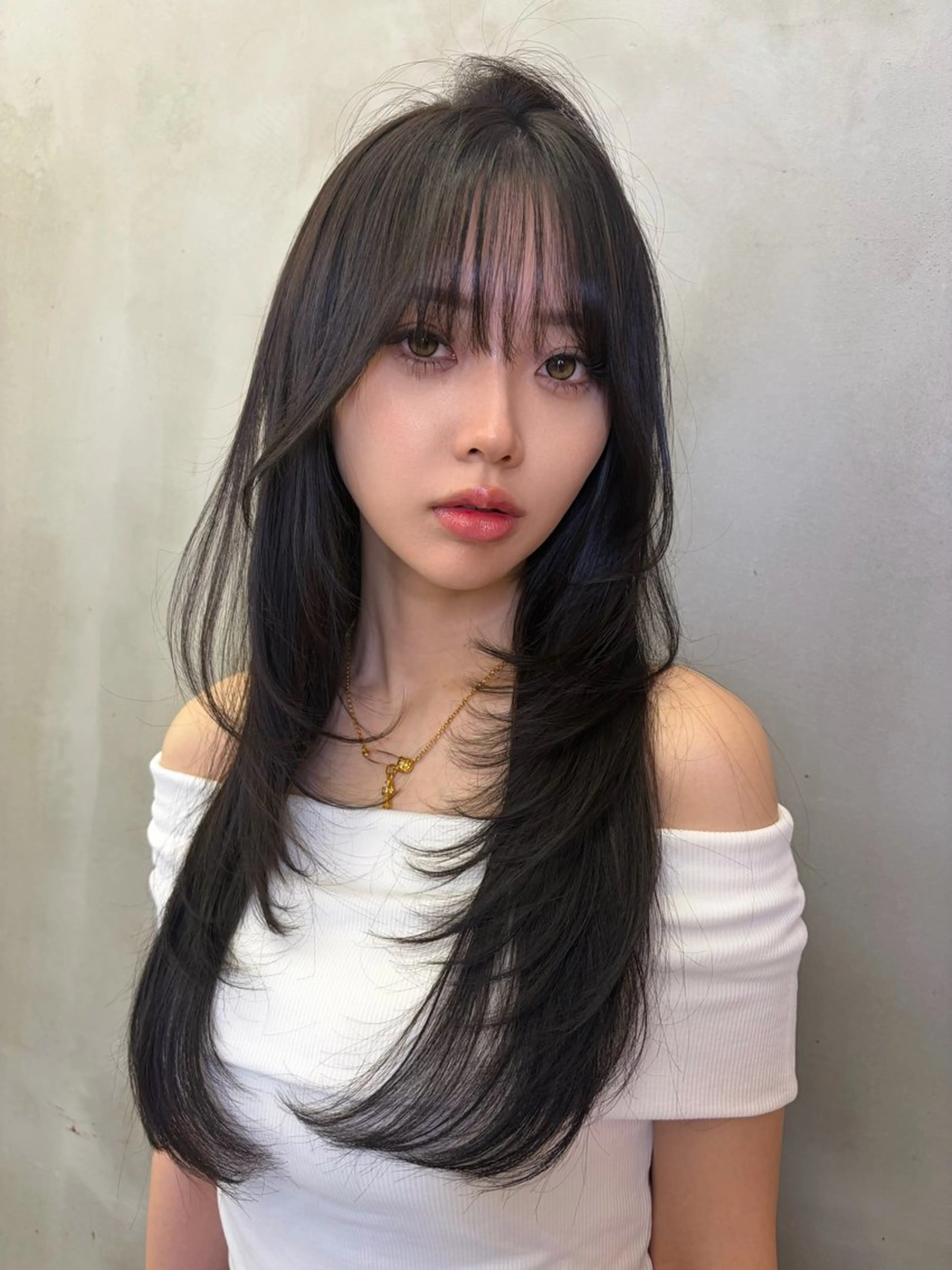 ロング カット ヘアカラー トリートメント ✨縮毛矯正✨レイヤー ホウダカズヒロのヘアスタイル