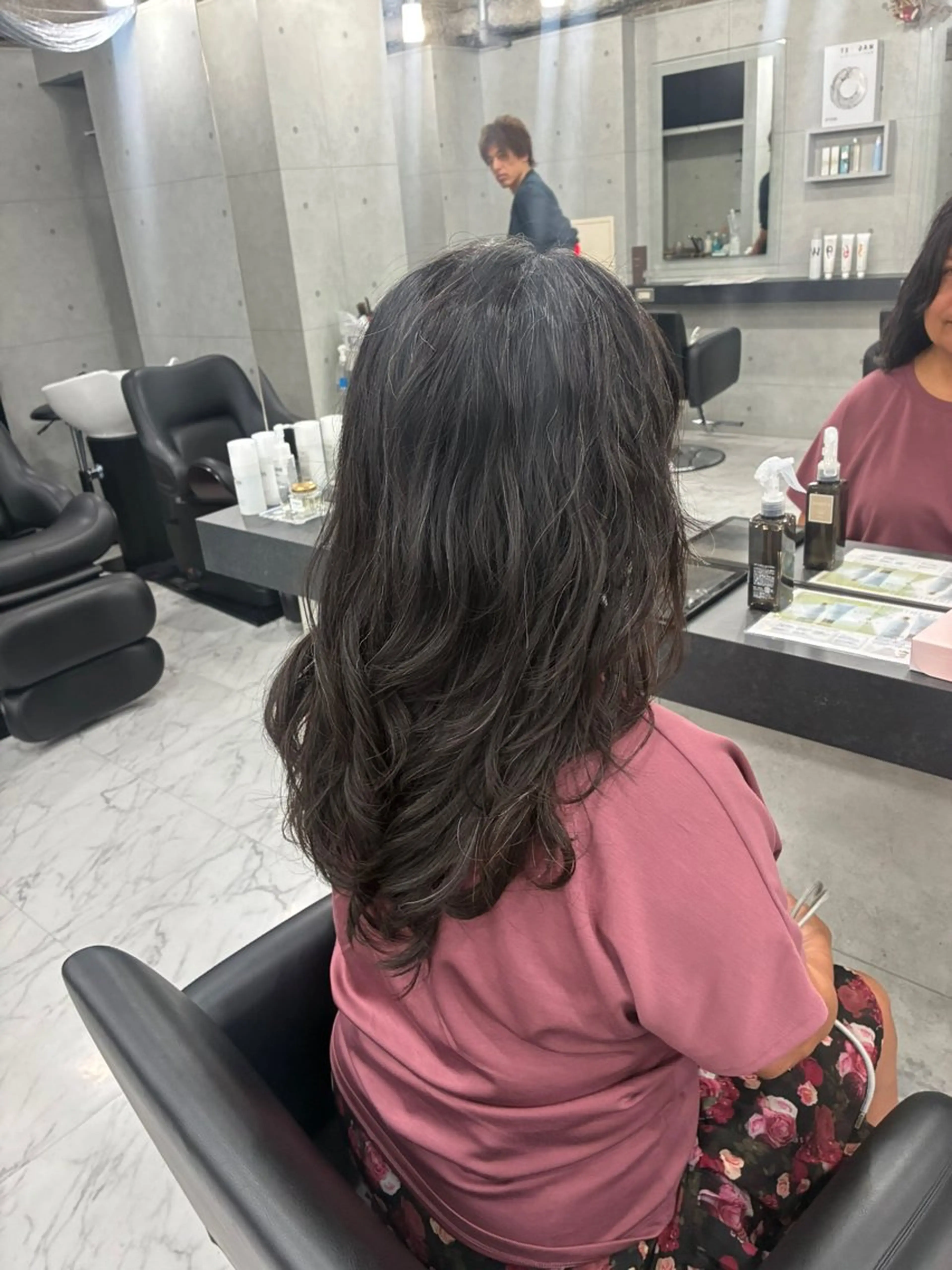 ロング パーマ カット パーマ Endearing所属・Endearing 北澤那未🌟銀座のヘアスタイル