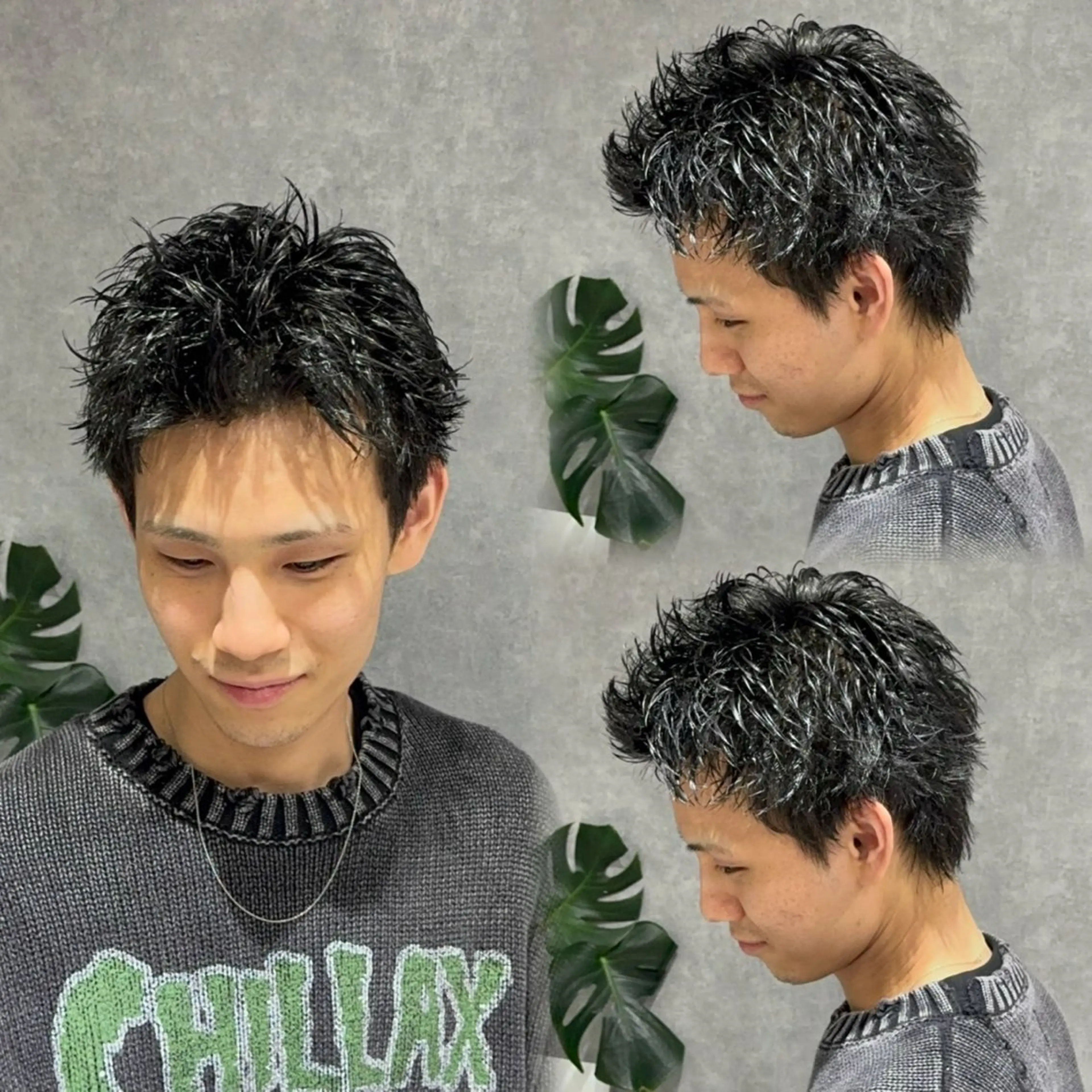 メンズ 谷本虎太郎 レイヤー🌈ボブのヘアスタイル